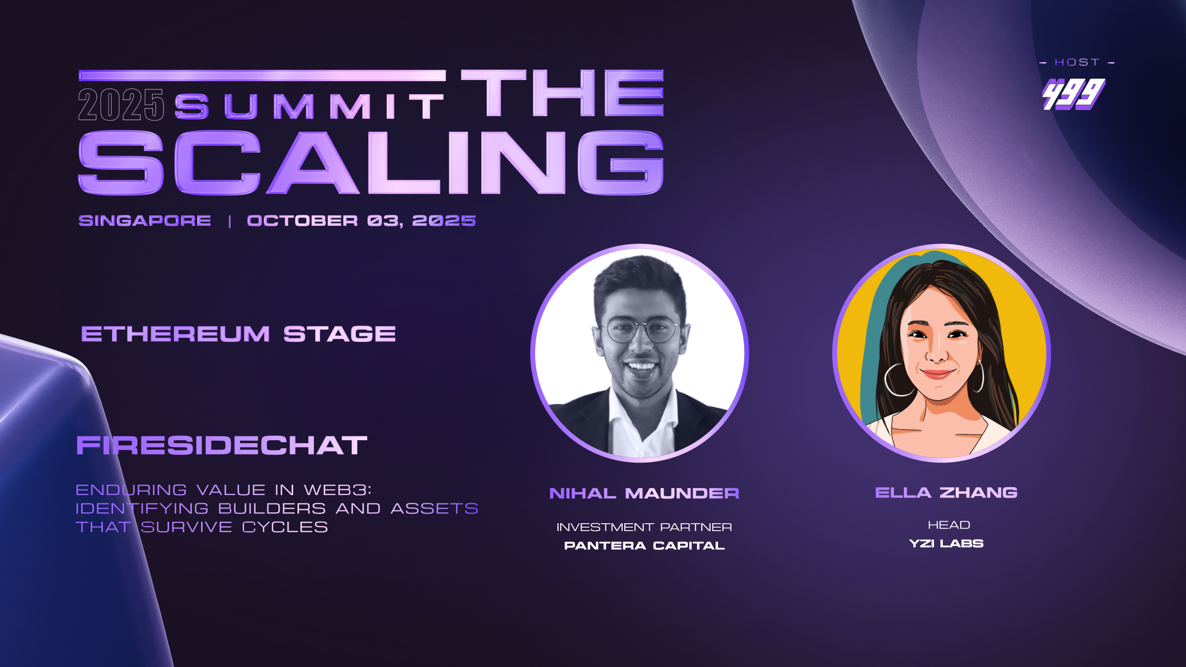 The Scaling Summit by 499 @TOKEN2049 Singapore · Luma