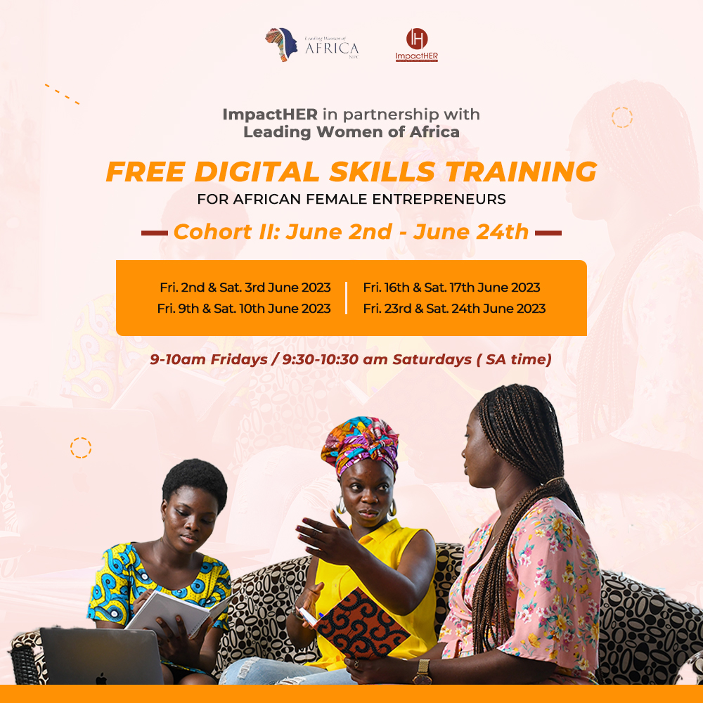 FREE DIGITAL SKILLS FOR WOMEN ENTREPRENEURS 2 24June 2023 VIRTUAL Luma