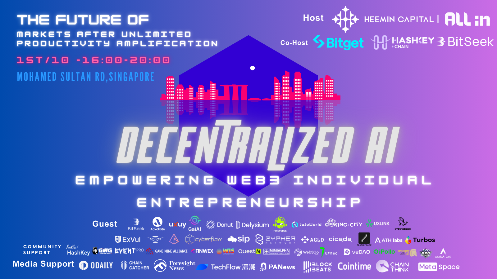 ⚡️Decentralized AI ⚡️Empowering Web3 Individual Entrepreneurship · Luma