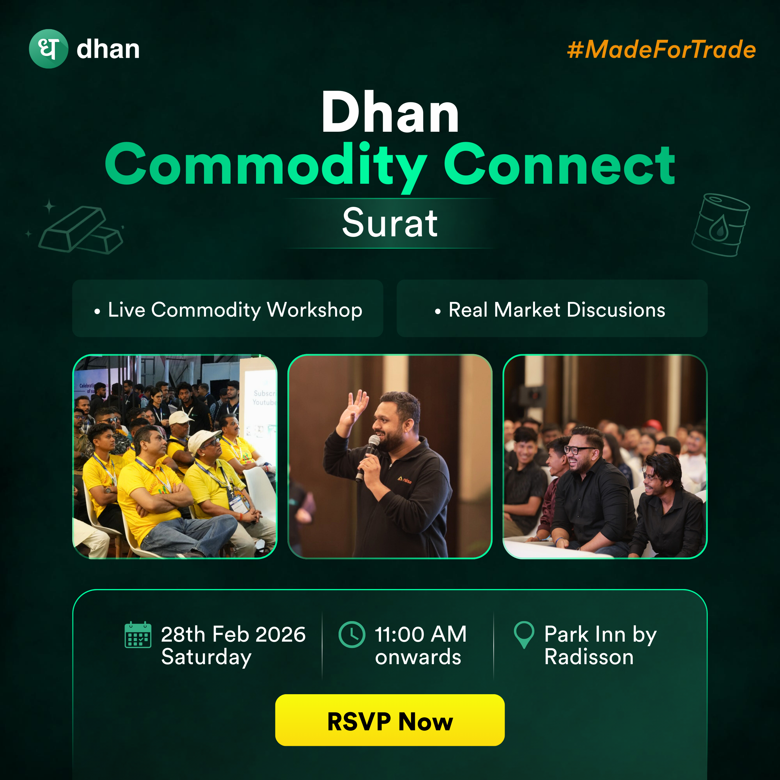 Dhan Commodity Connect - Surat | 28th Feb 2026, Saturday