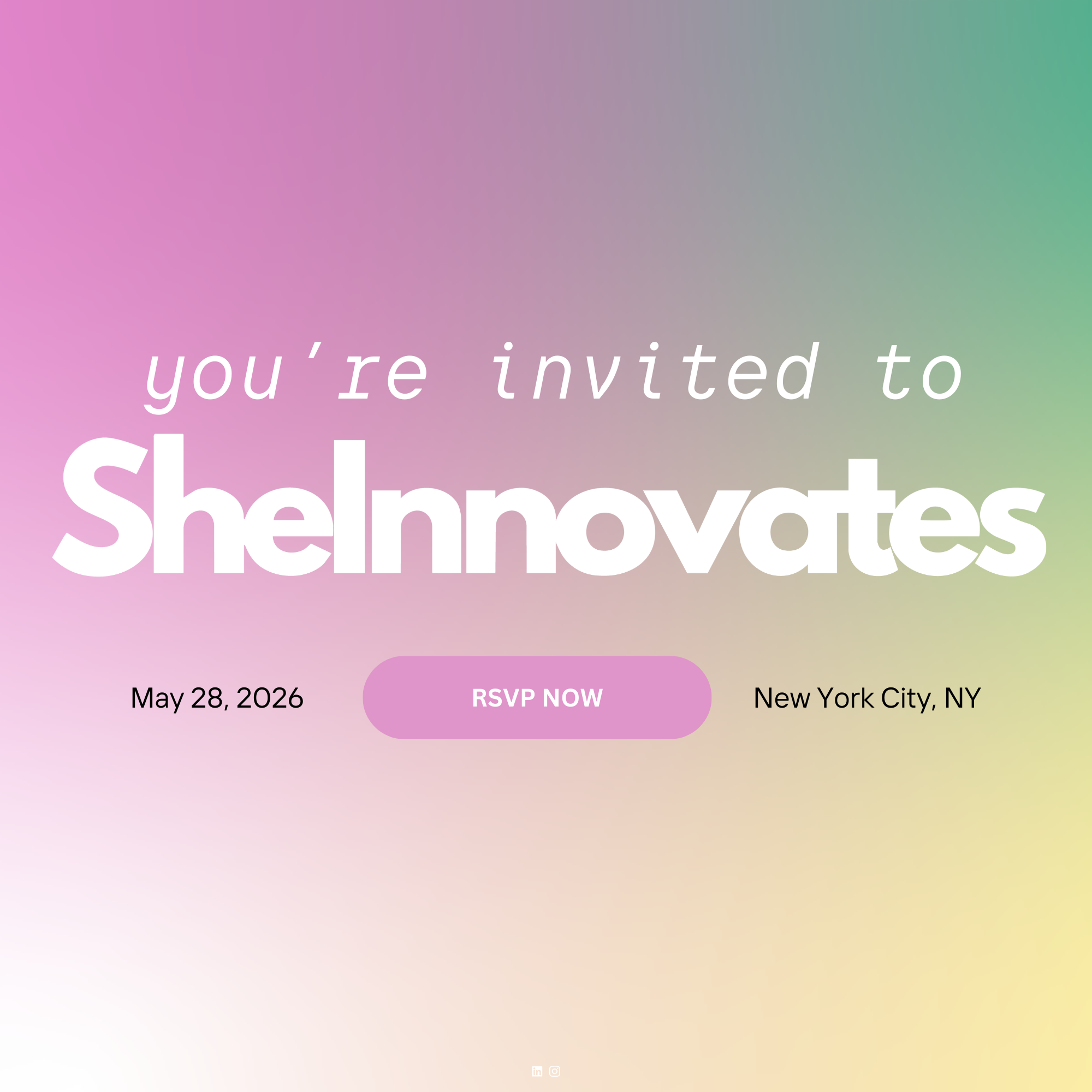 Cover art for #Sheinnovates NYC — New York, NY