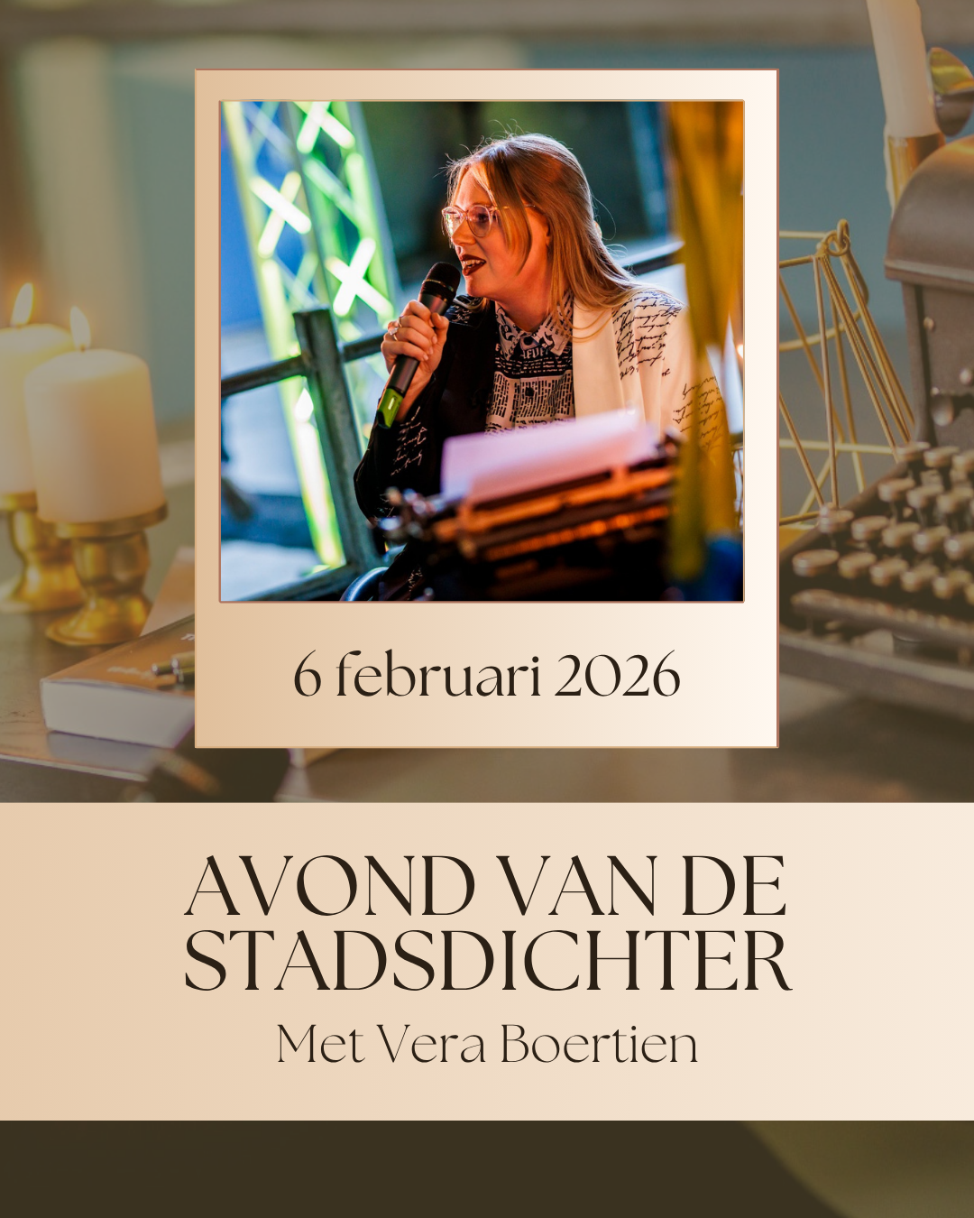 Avond van de stadsdichter