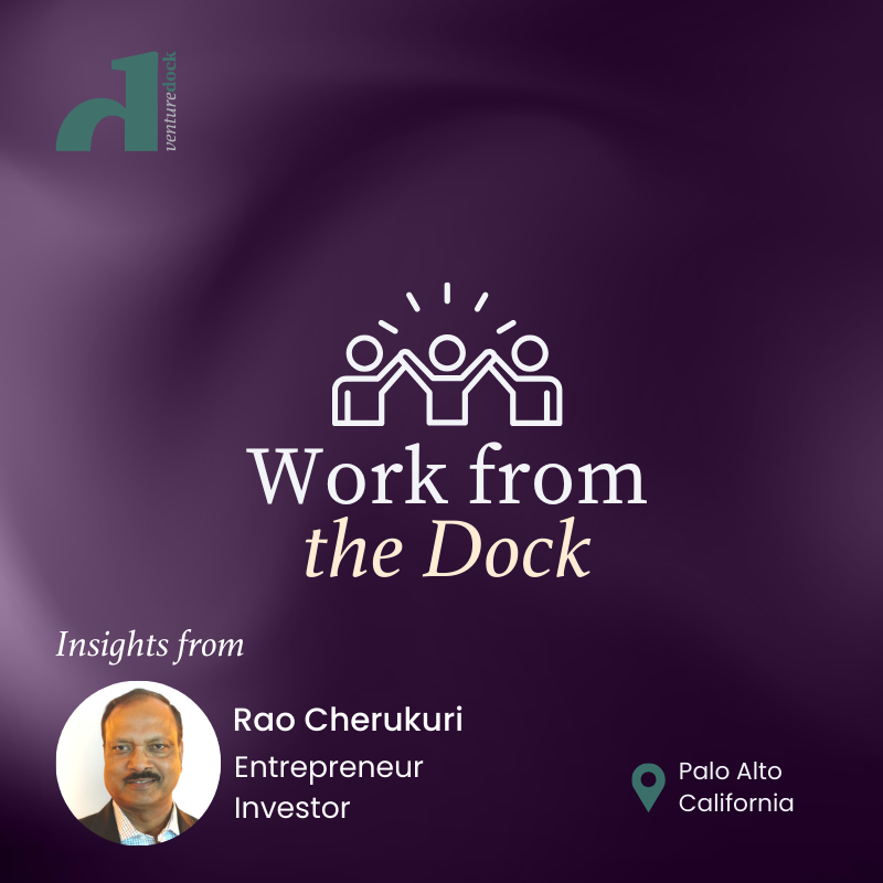 Cover art for #Work From the Dock: Building Venture-Scale Companies with Rao Cherukuri — Venture Dock