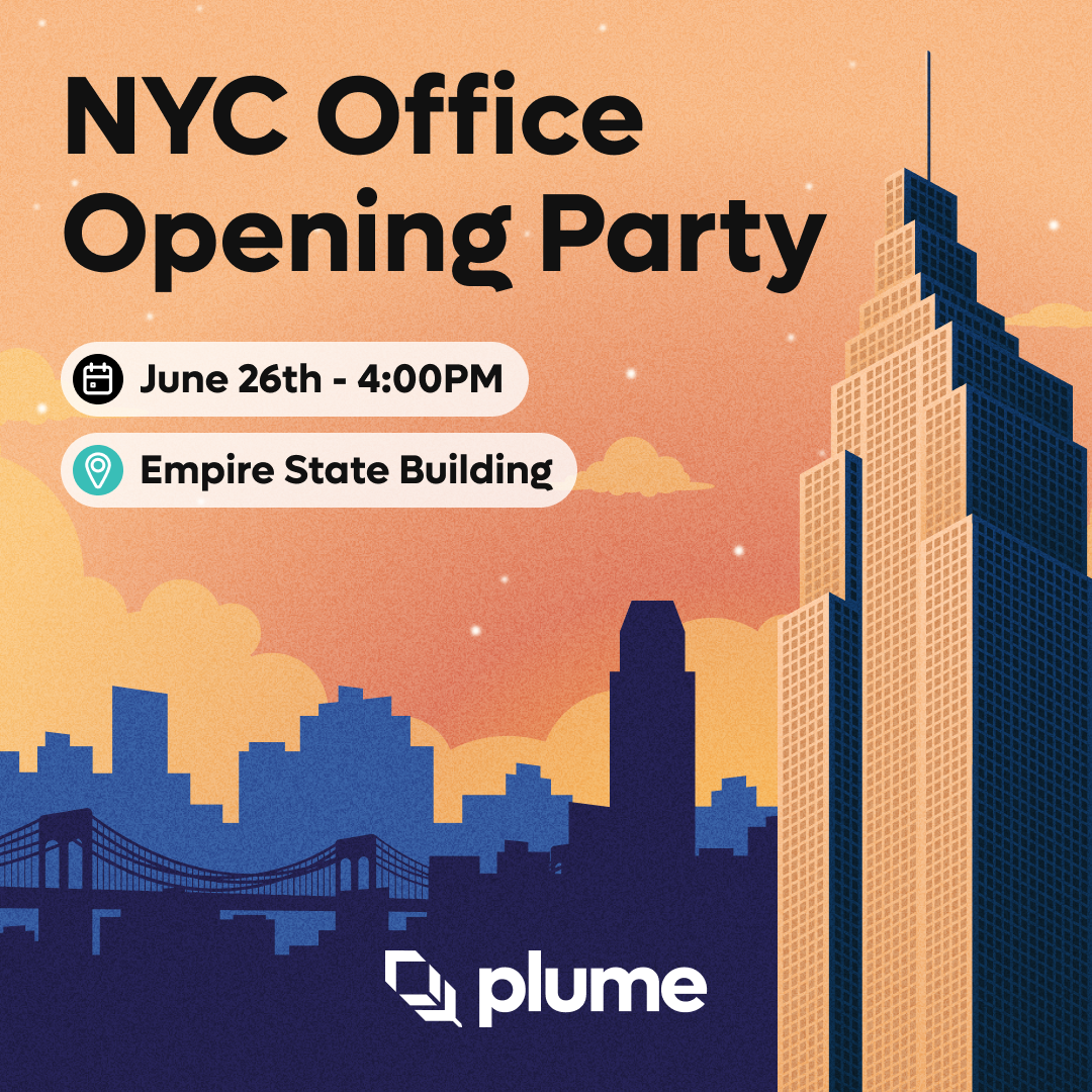 Crypto Nomads | Plume NYC Office Opening Party