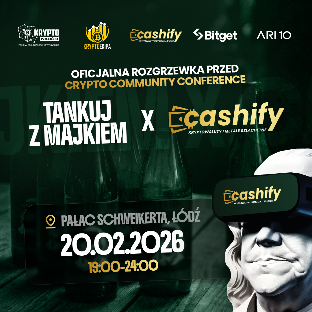 Oficjalna rozgrzewka przed Crypto Community Conference - Tankuj z Majkiem x Cashify x Bitget x ARI10 #2