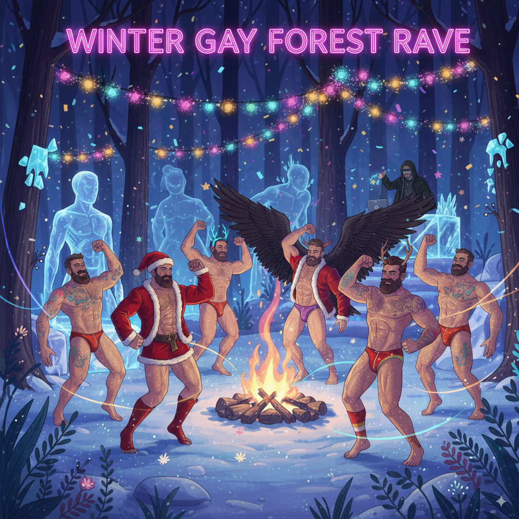 The naughty list: gay cabin rave