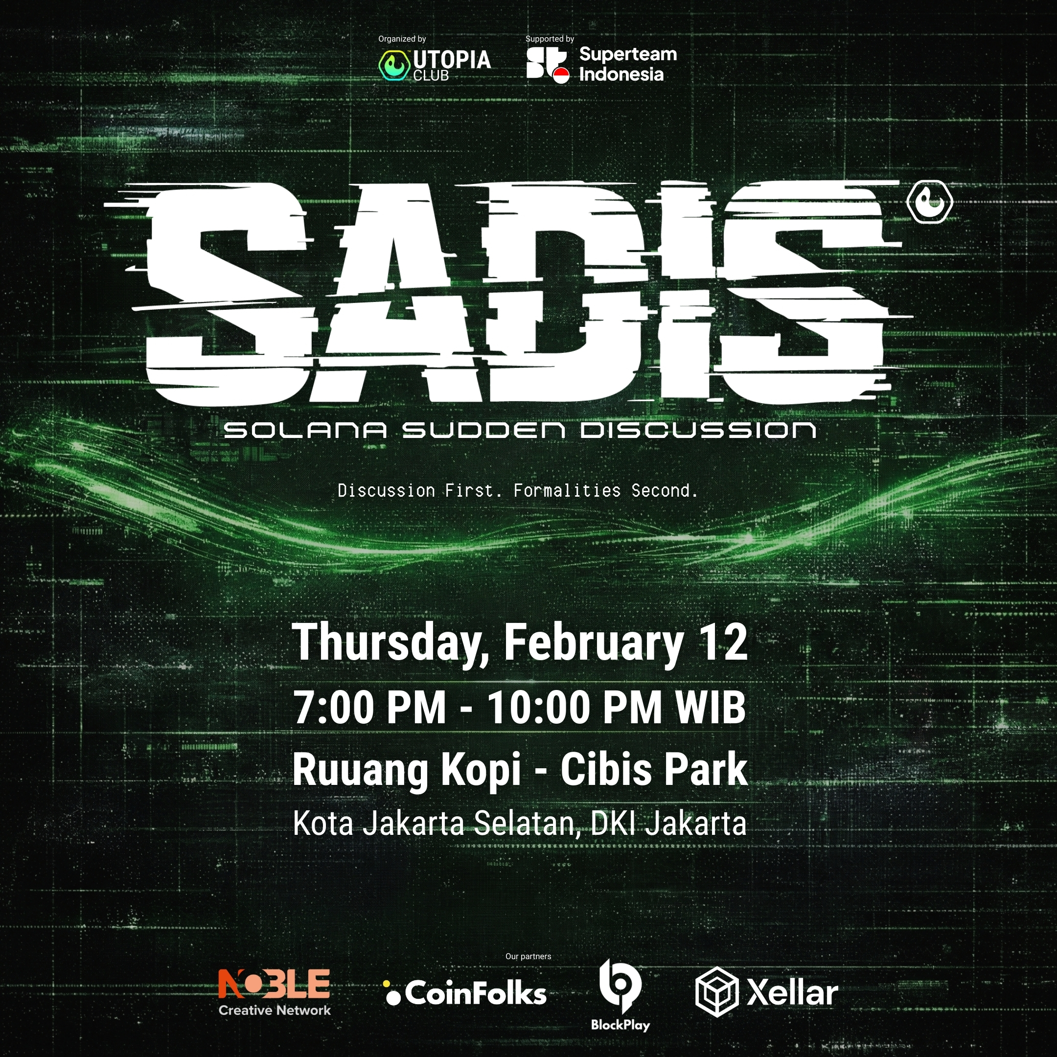 Utopia Connecting : Solana Sudden Discussion (SadiS)