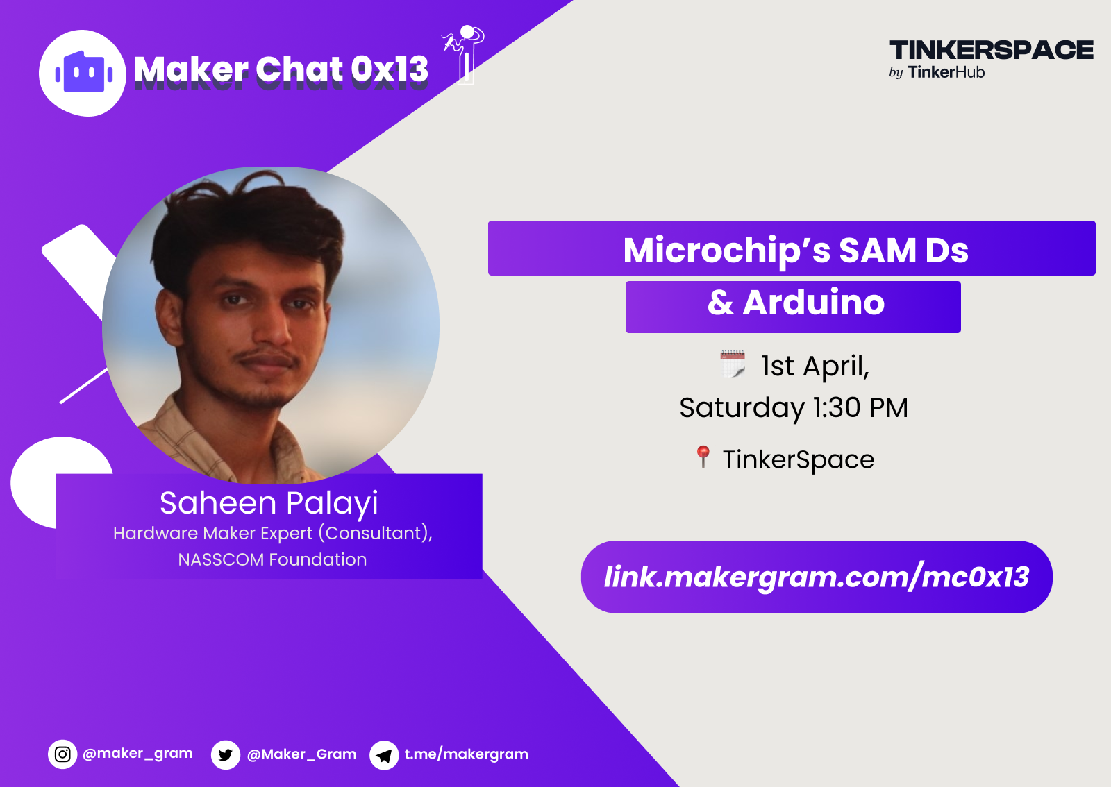 MakerChat 0x13 :  Microchip's SAM Ds & Arduino