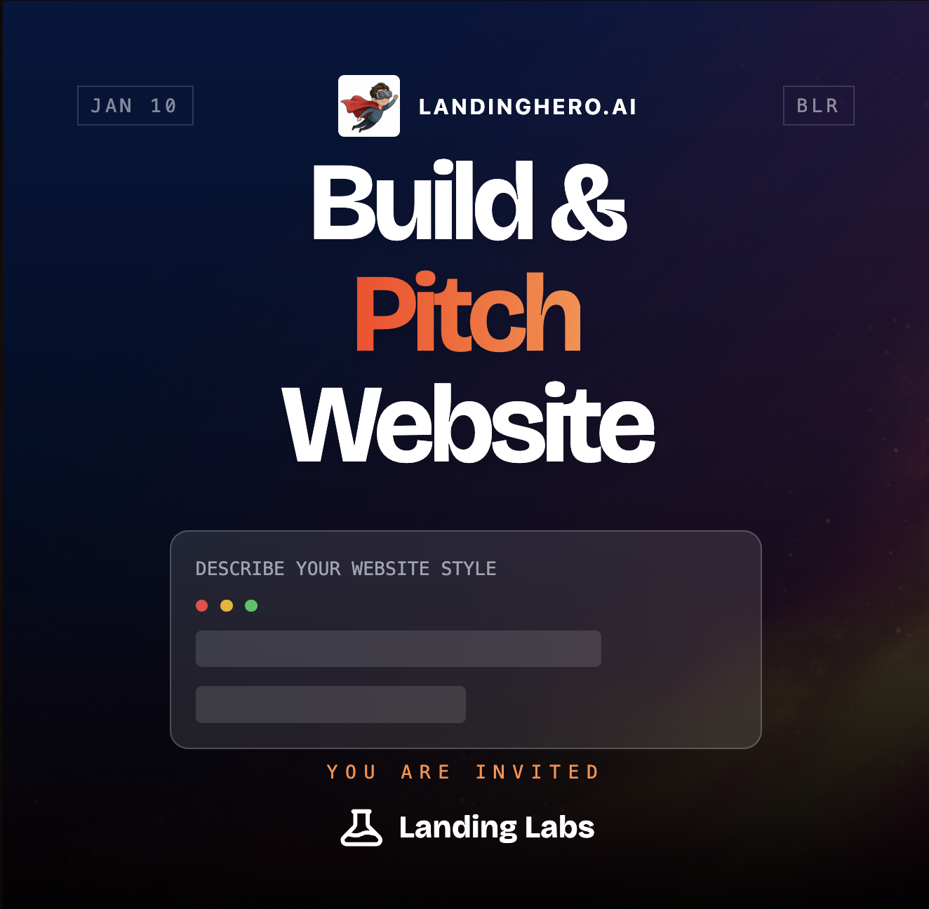 Build & Pitch Your Website