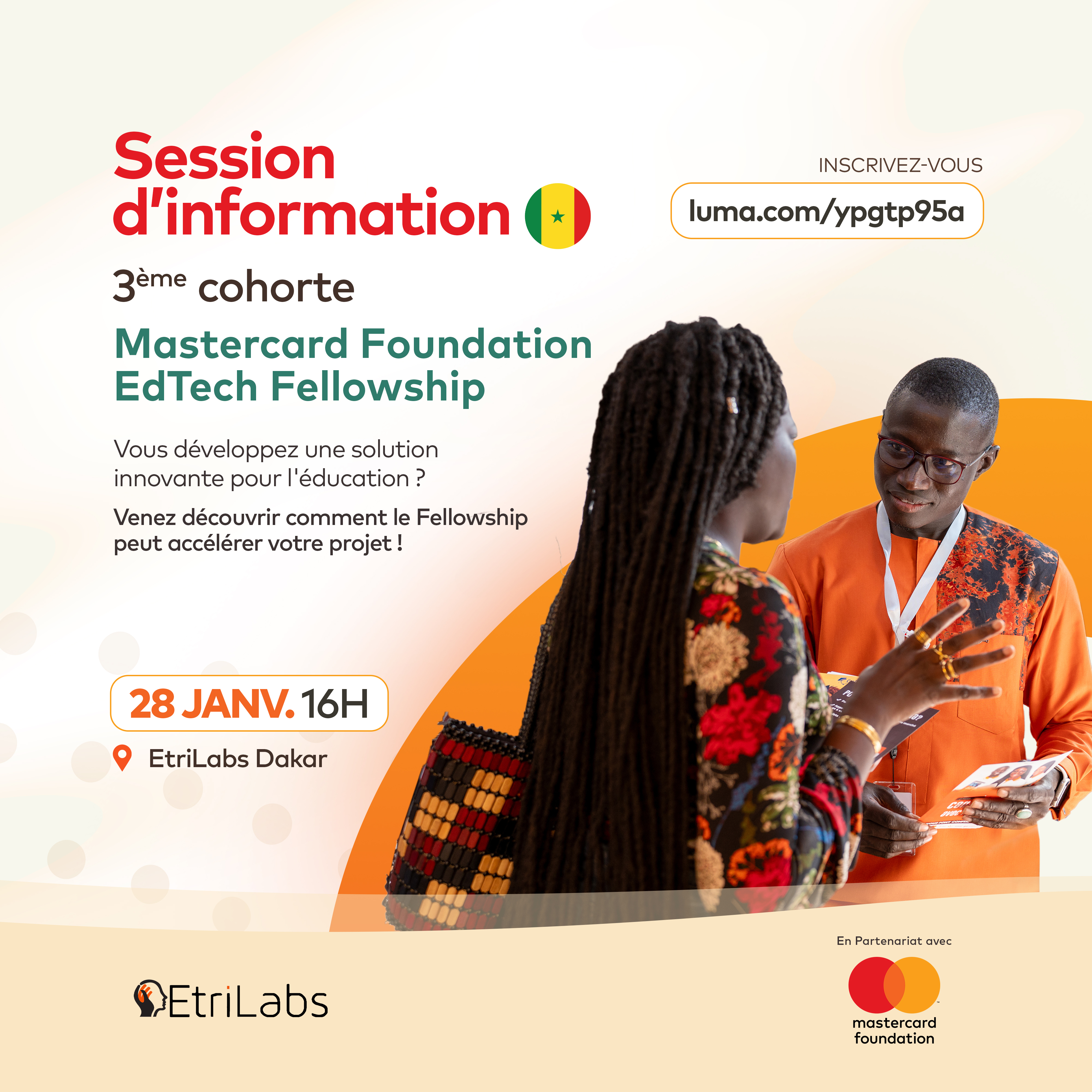 Session dInformation Sénégal : Appel à candidature pour la cohorte 3