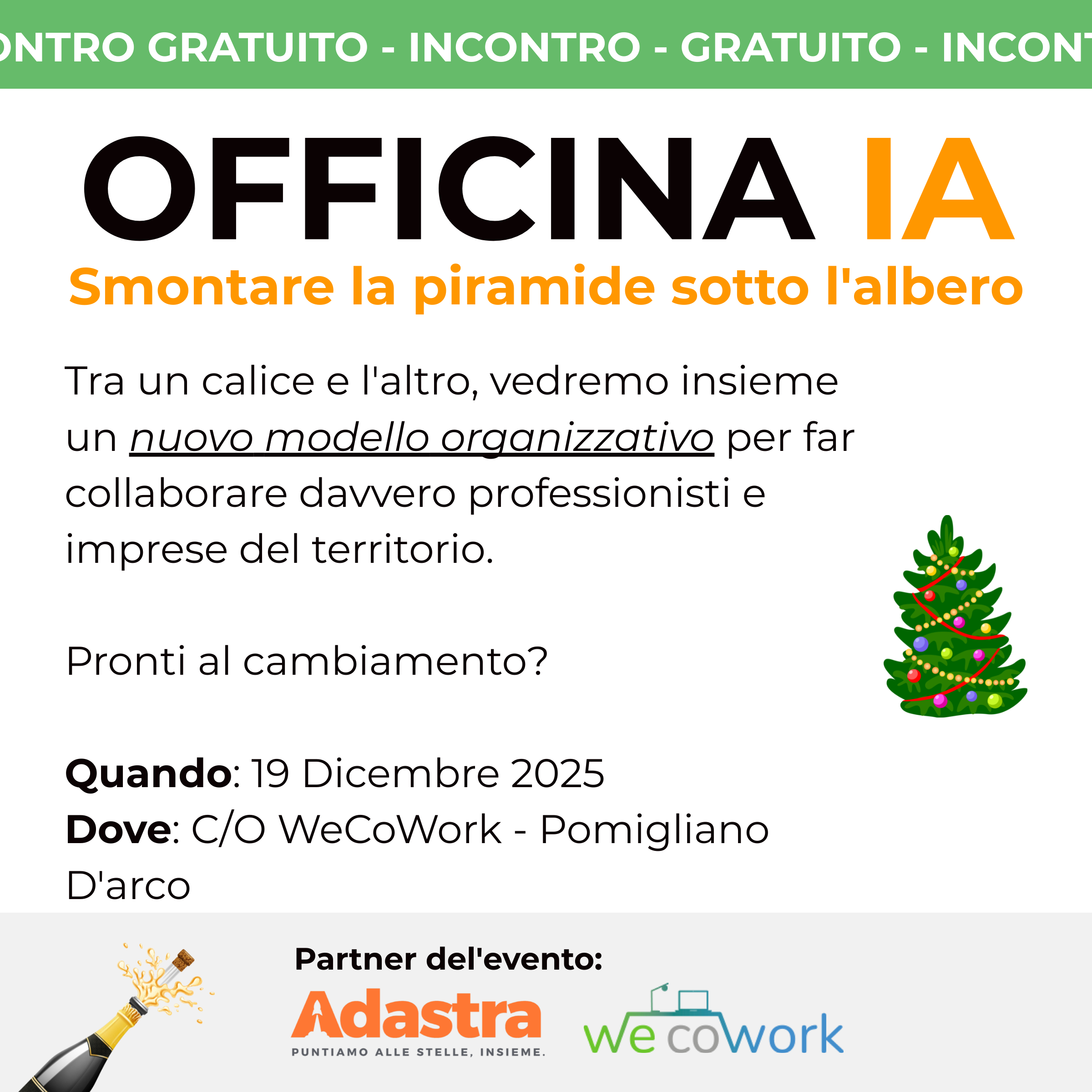 OFFICINA IA - Smontare la piramide sotto lalbero