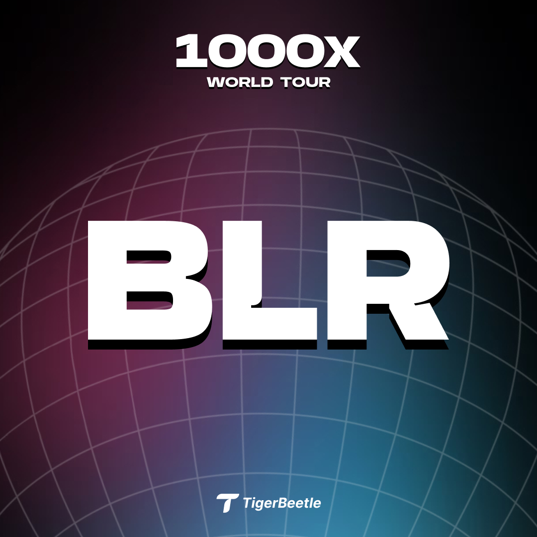 TigerBeetle in Bengaluru, Hosted by Bengaluru Systems