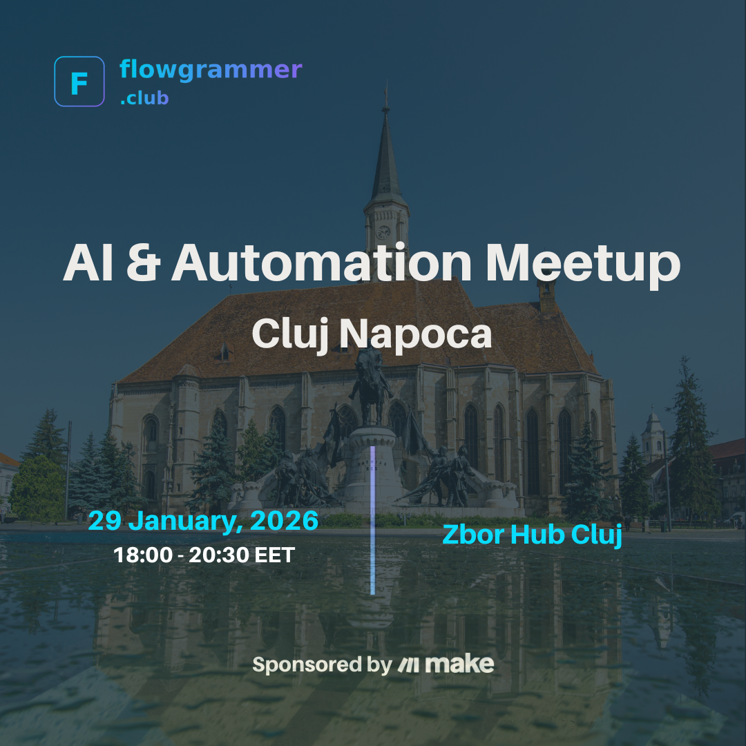 Make.com Community Meetup - Cluj-Napoca