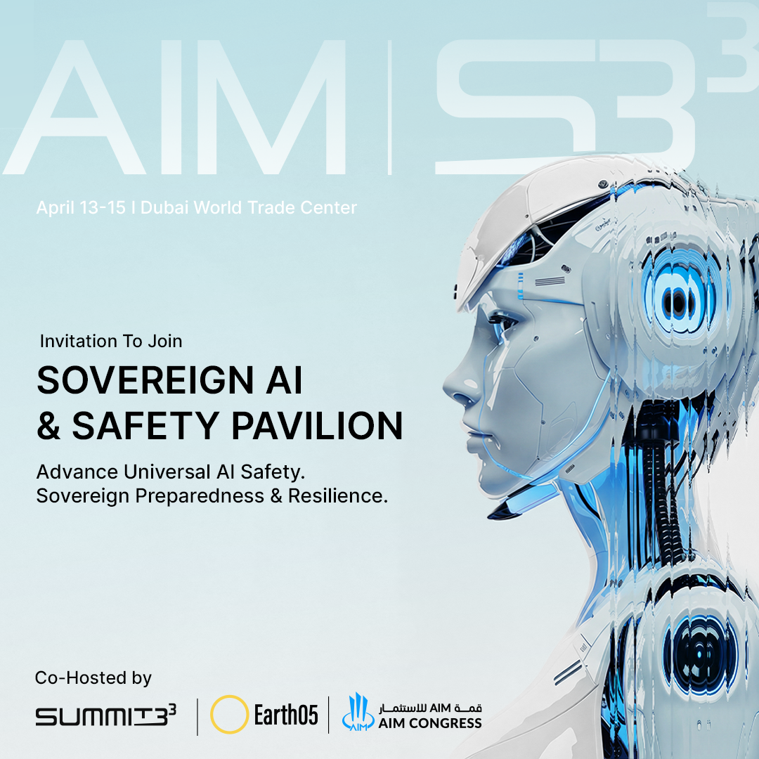 Cover art for #AIM S333 Sovereign AI & Safety Pavilion | 7 - 9 September 2026 Dubai (Invite-Only) — Dubai, Dubai