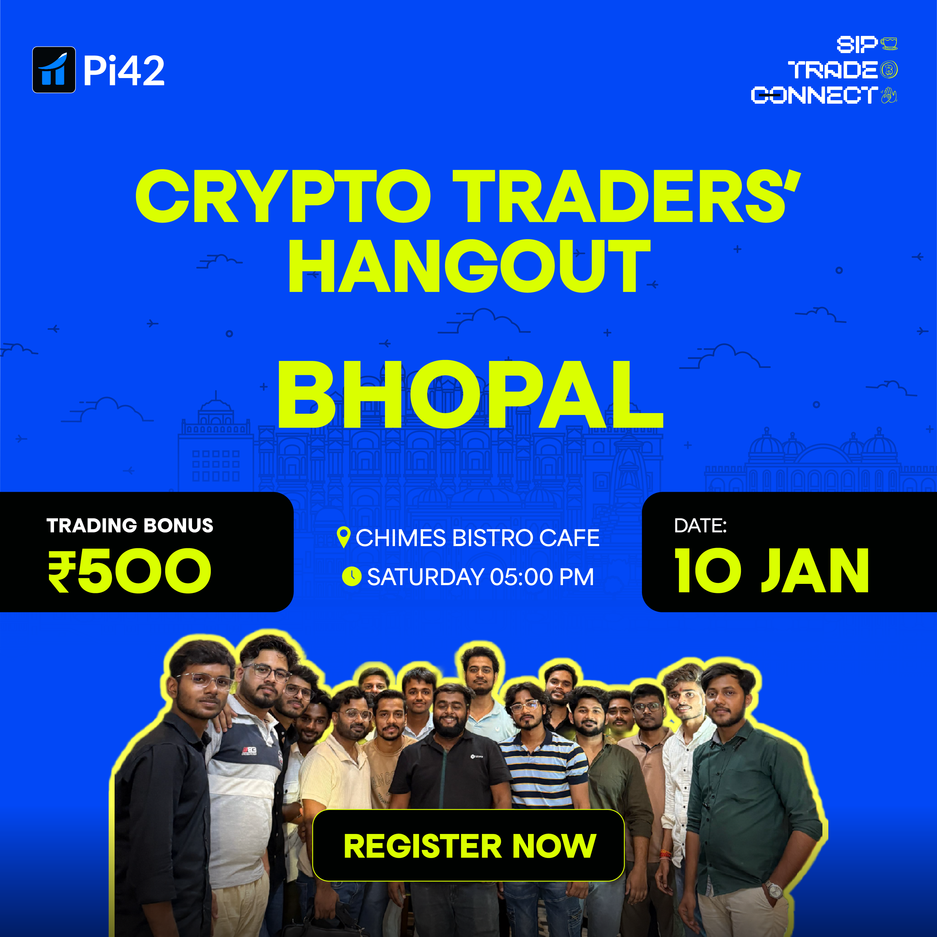 Pi42 Crypto Traders’ Hangout- Bhopal