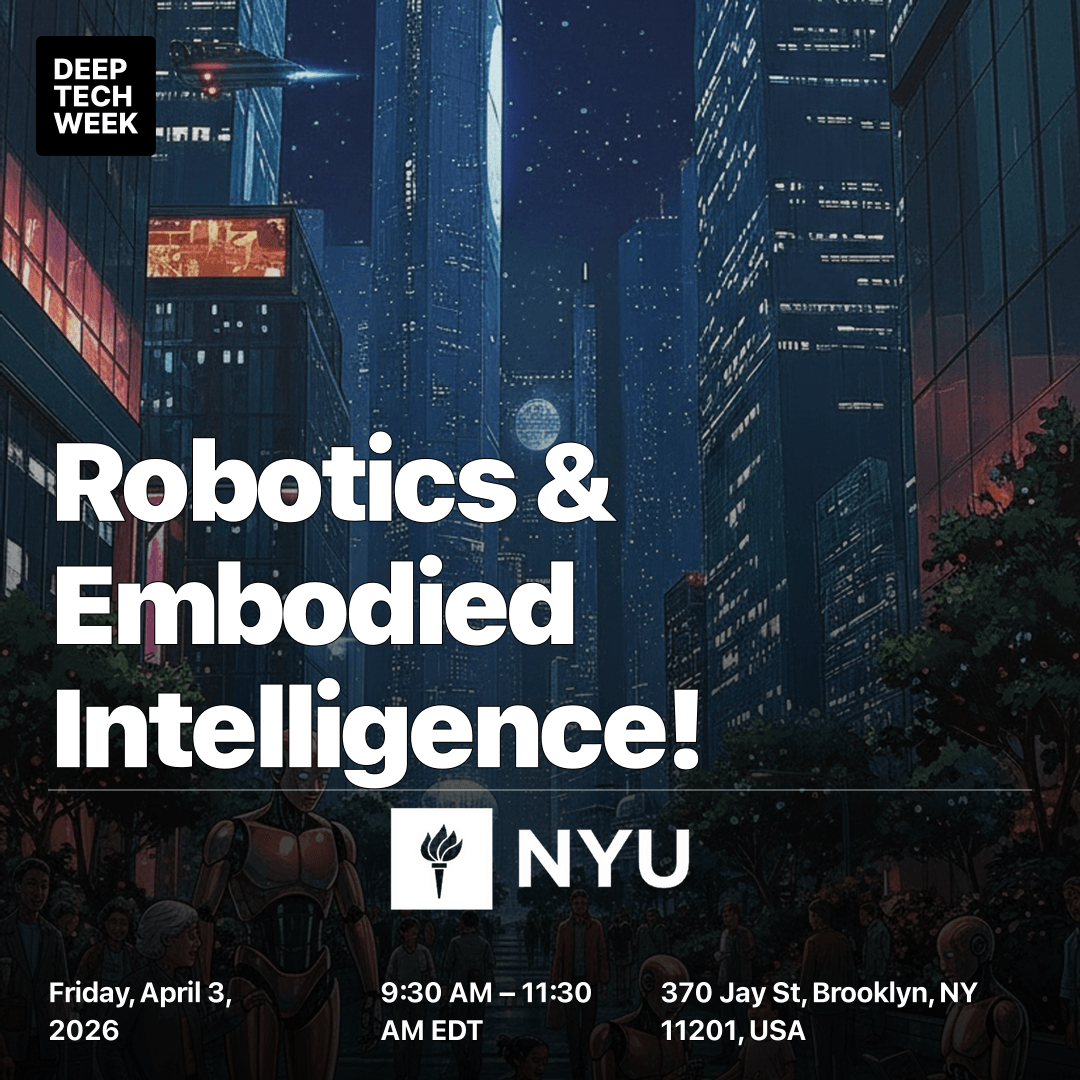 Robotics & Embodied Intelligence!