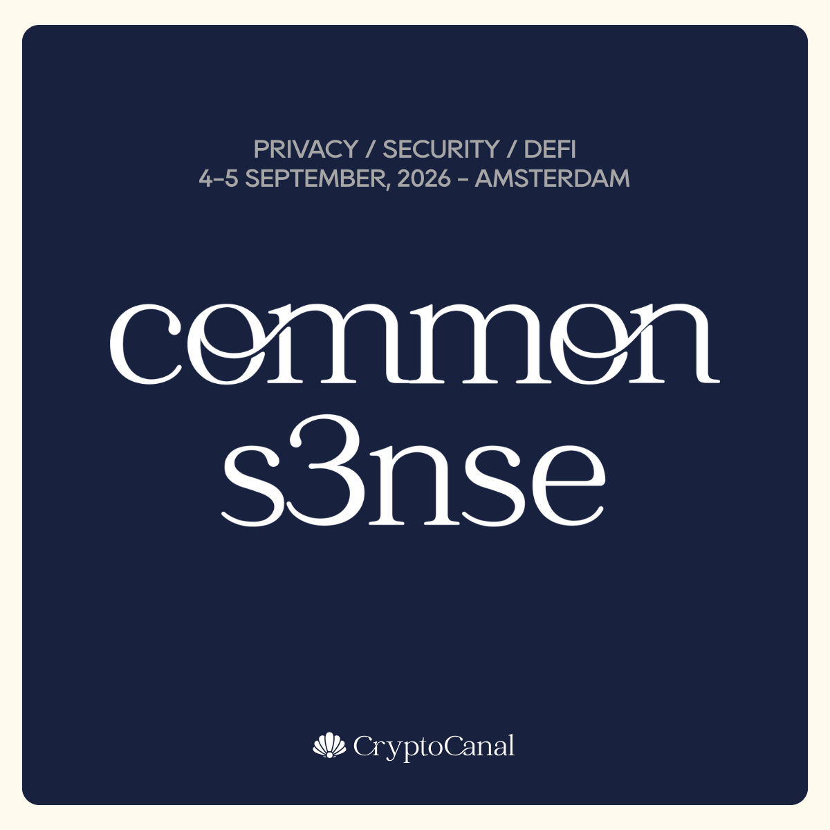Common S3nse - Conference & Hackathon