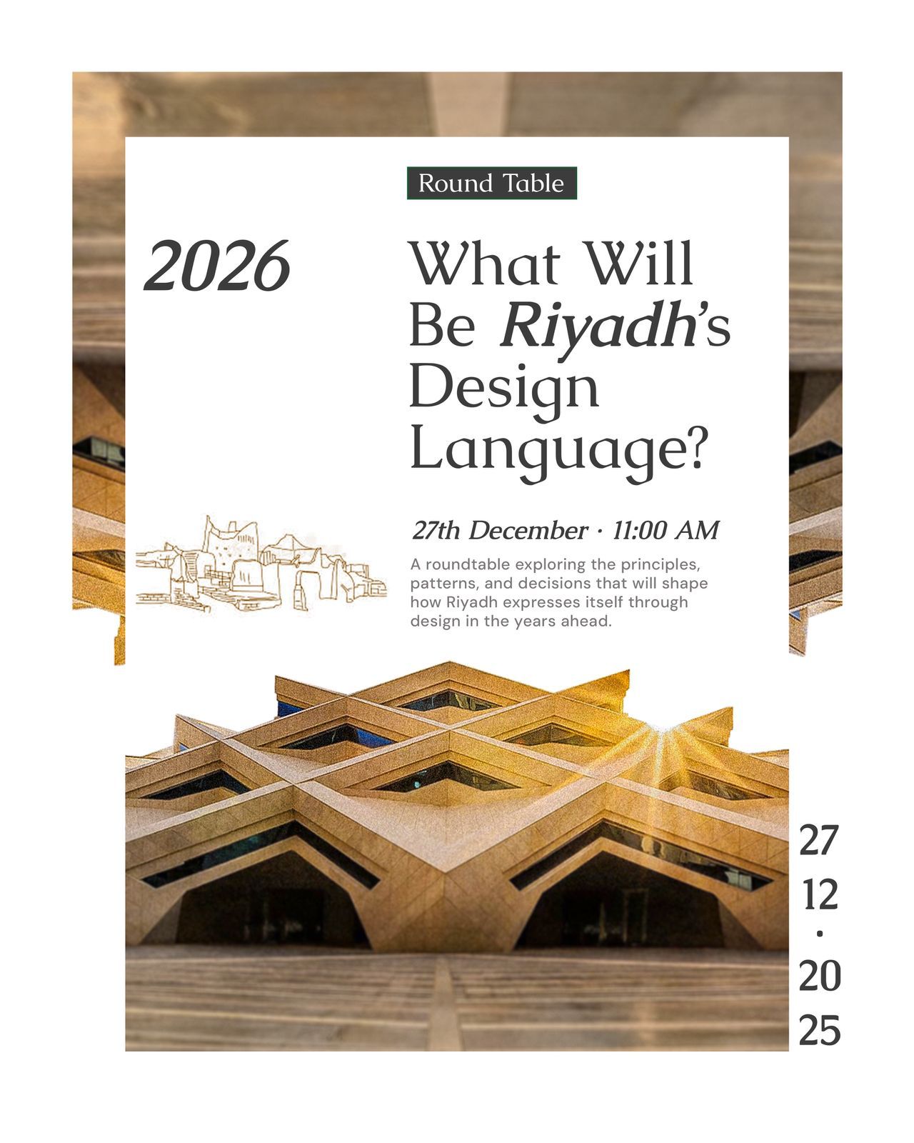 2026 - What will be Riyadhs Design Language - Roundtable