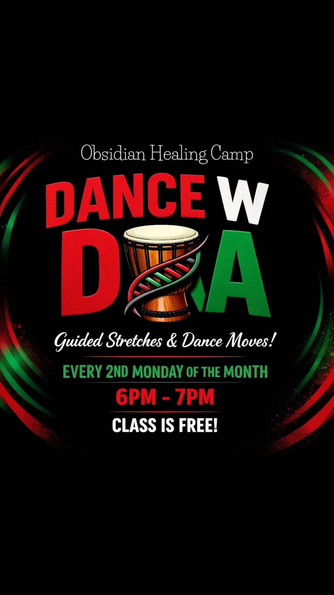Cover art for #Afro House With DNA — Obsidian Healing Camp