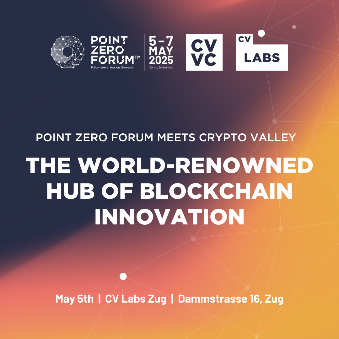 Point Zero Forum meets Crypto Valley - Innovation Tour · Luma