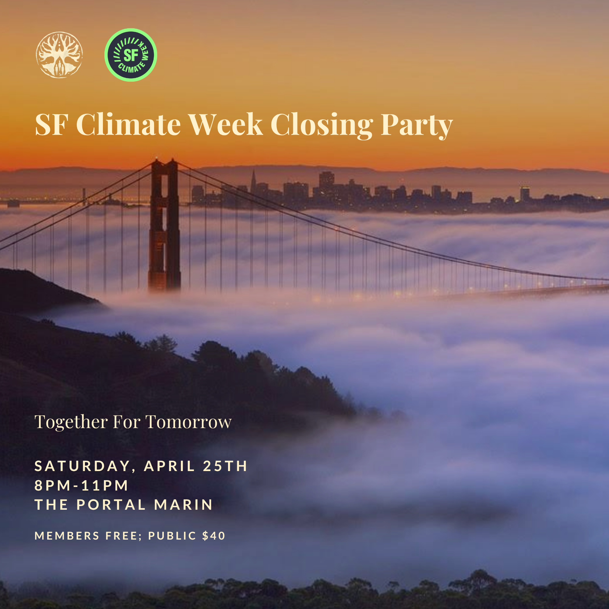 SF Climate Week Closing Party at The Portal Marin