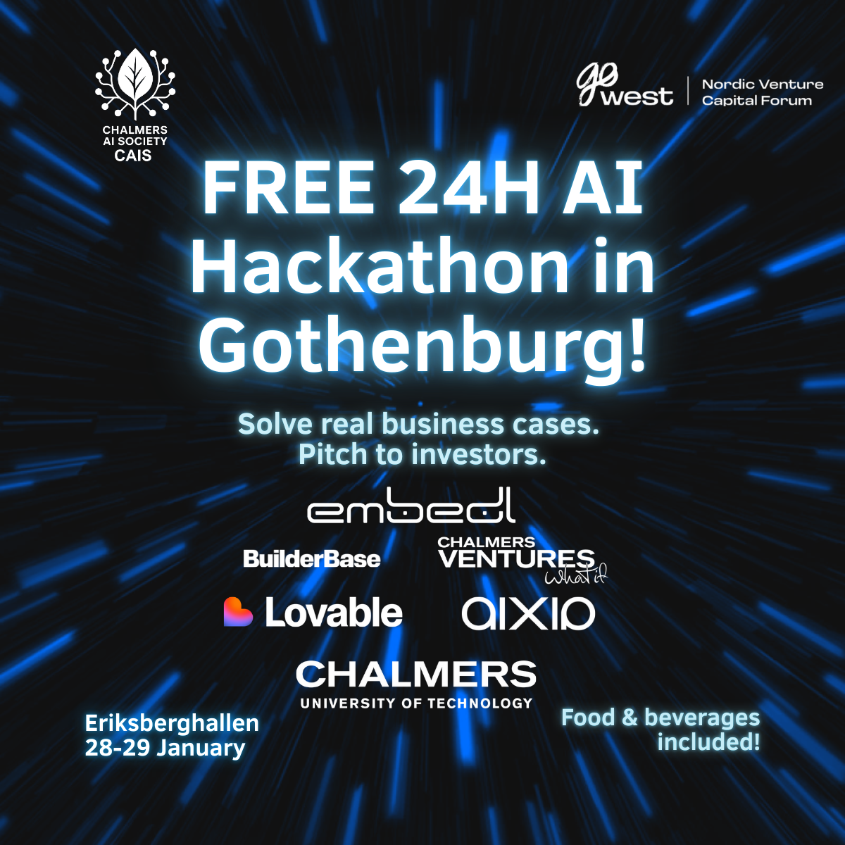Chalmers AI Society x GoWest First-Ever Joint Hackathon