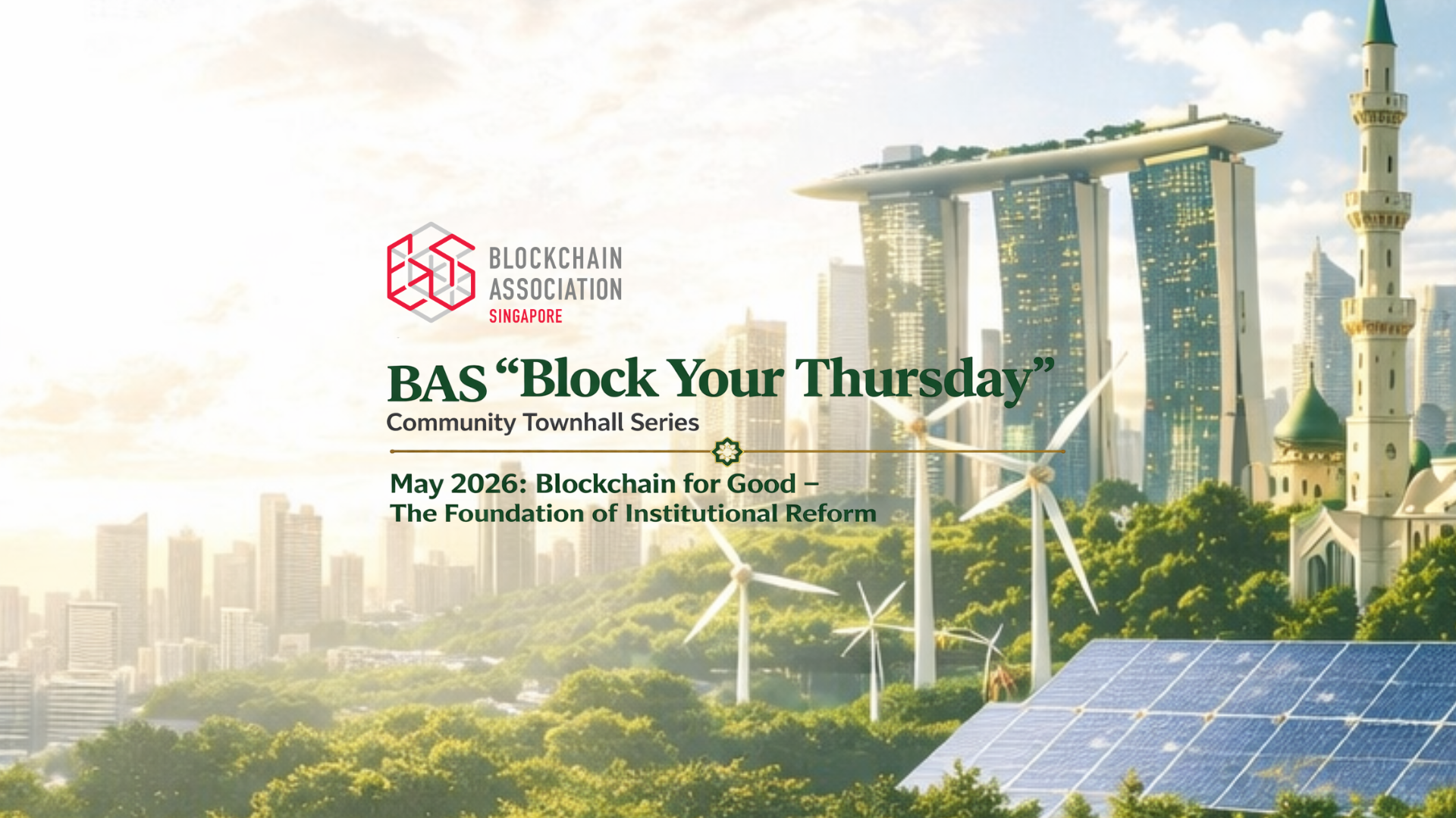 Cover art for #BAS “Block Your Thurs” (BYT) Community Townhall, May26: Blockchain for Good - Foundation of Institut — ACC EduHub