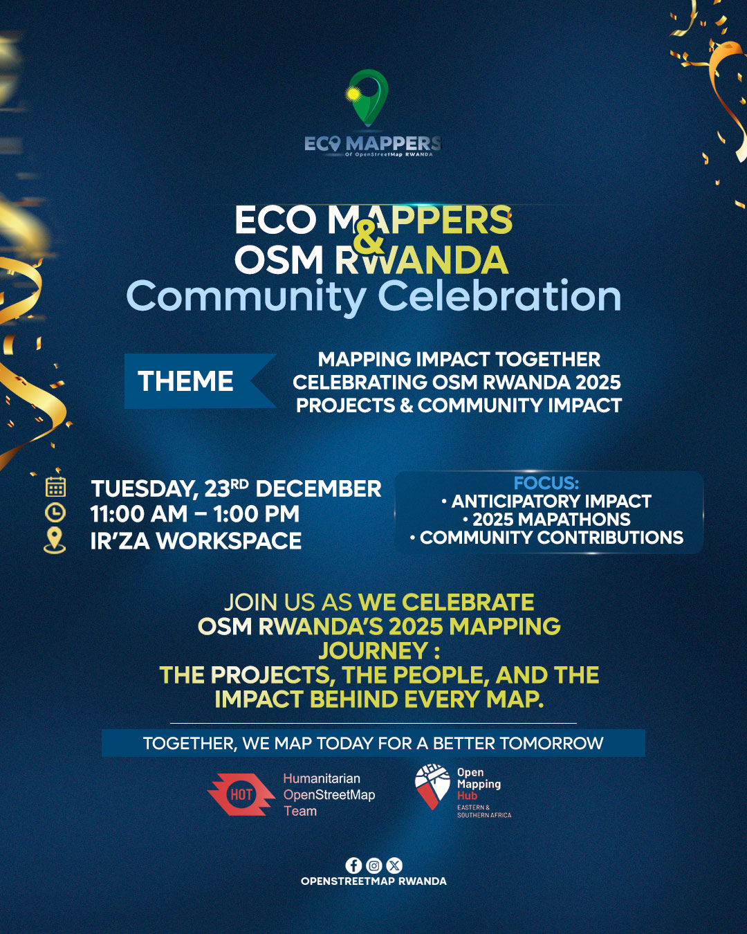 Ecomappers Community Celebration 2025 & Mapathon