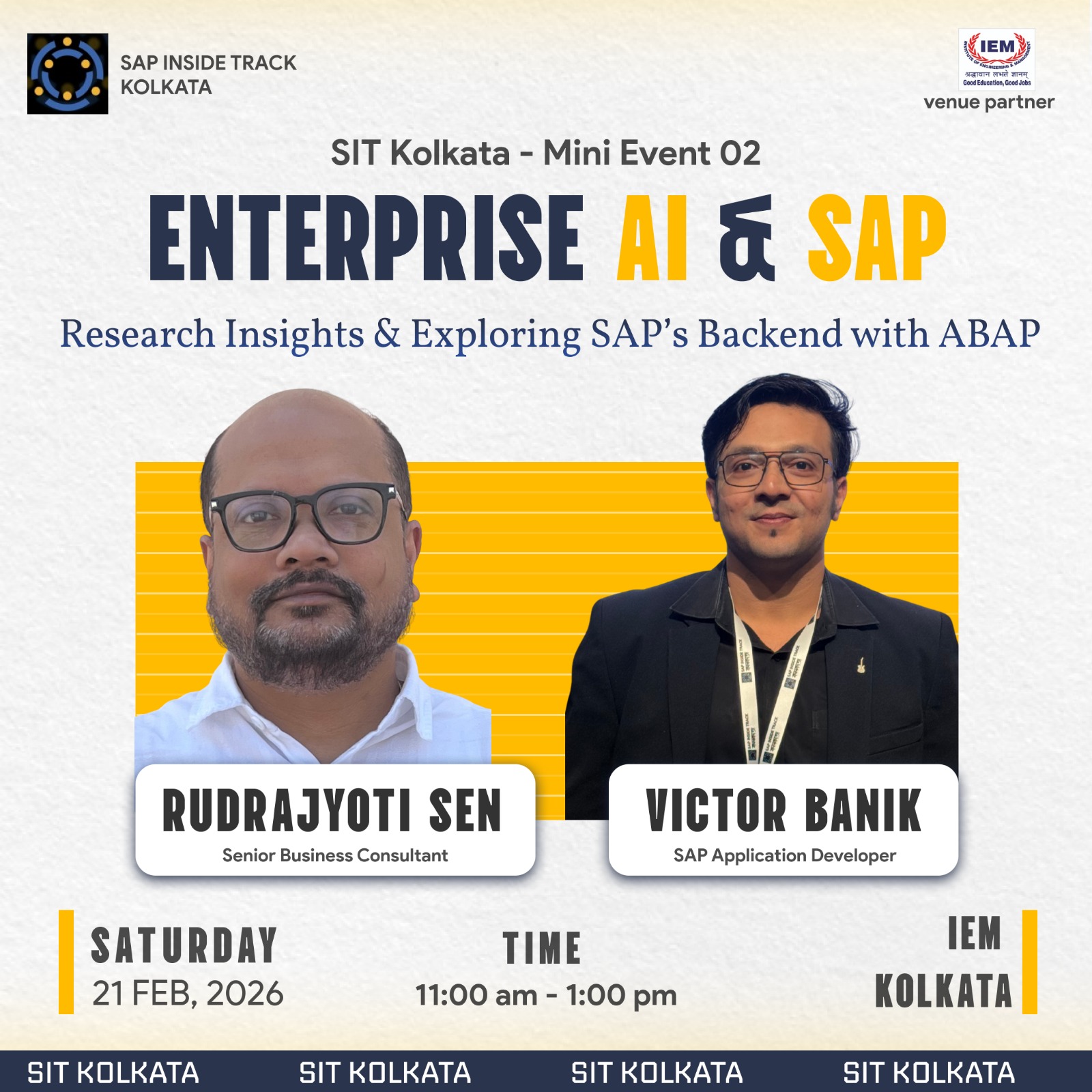SAP Inside Track Kolkata – Mini Session 02