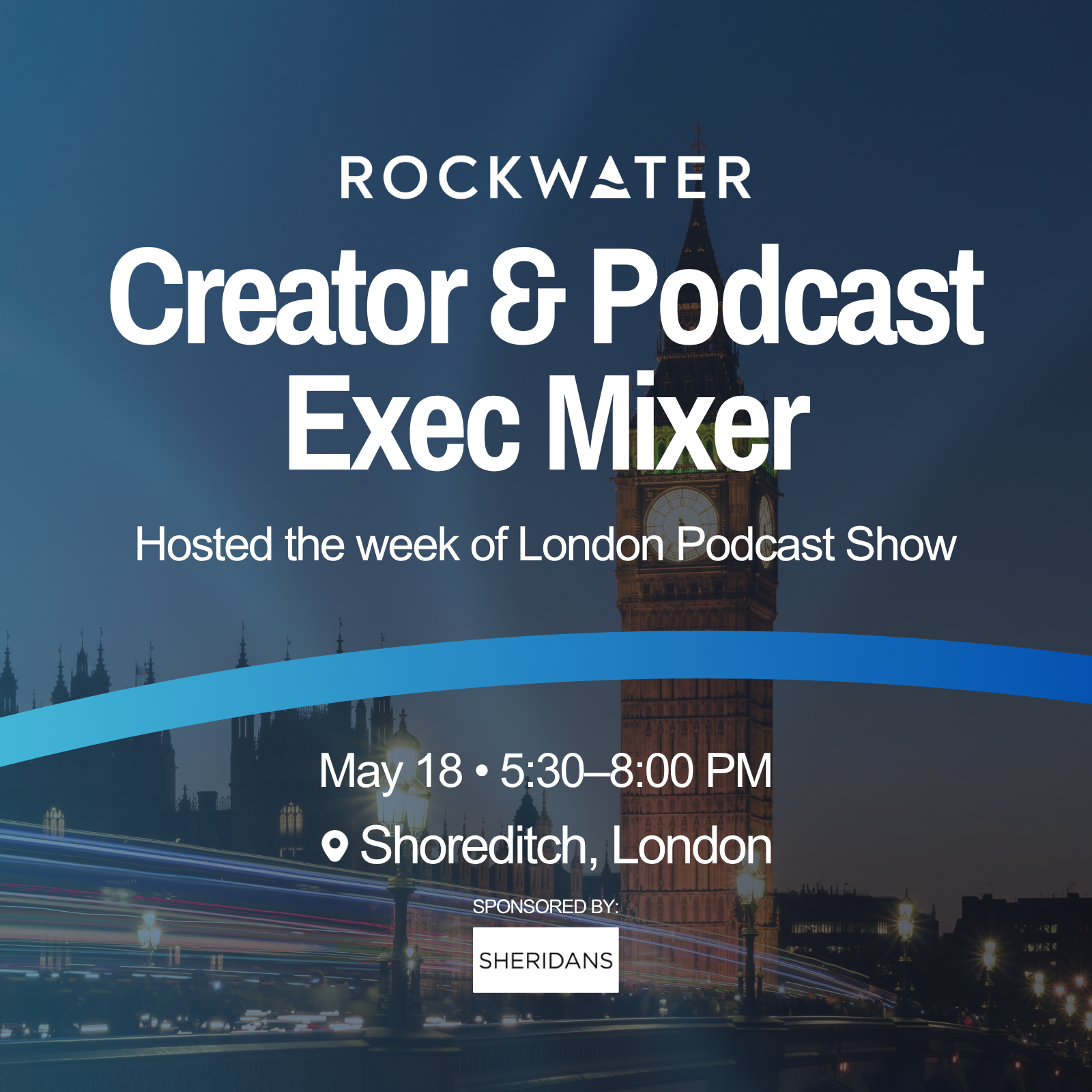 Creator x Podcast Exec Evening | London | by RockWater