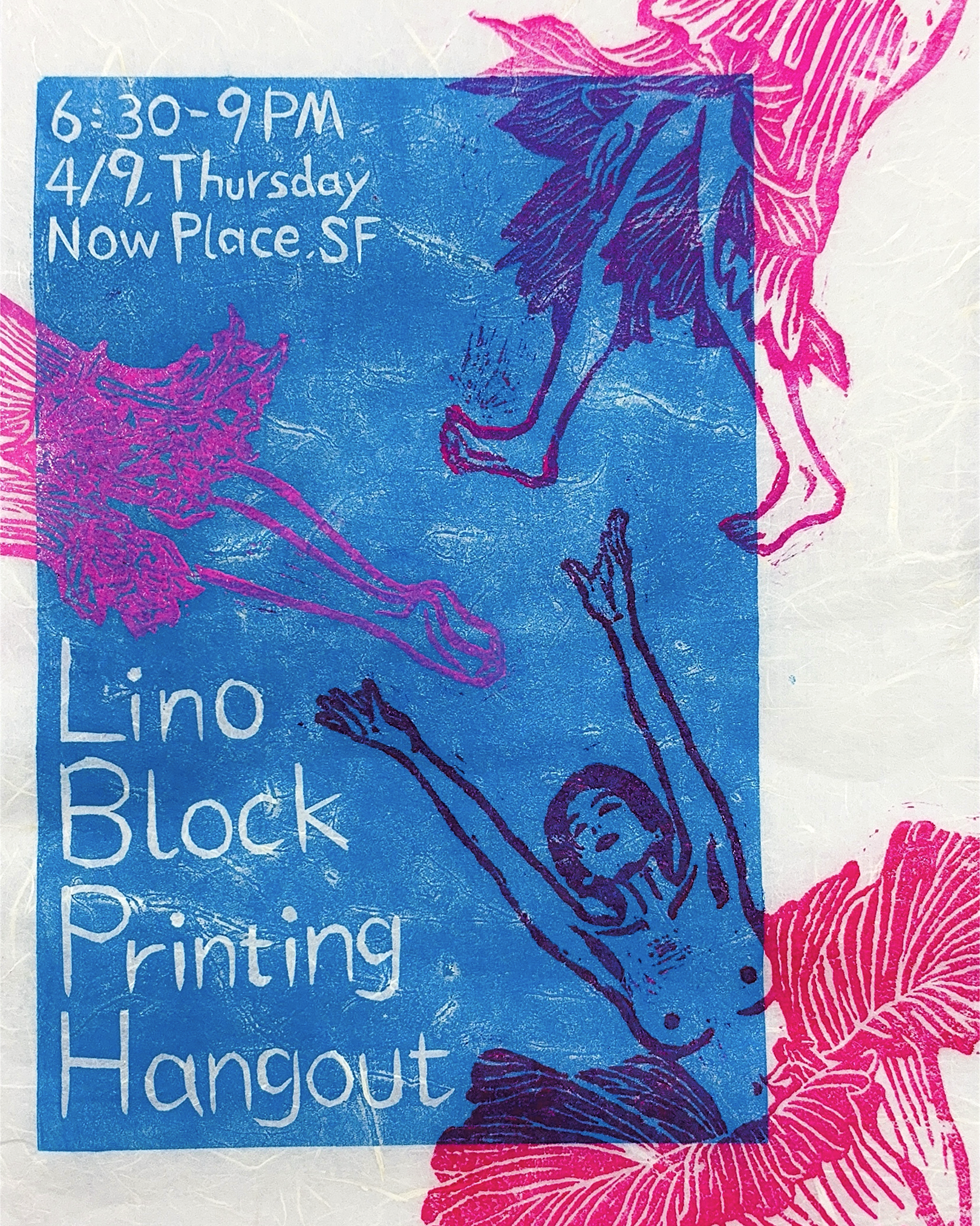 ✦ Lino Block Printing Working/Hangout 版画刻印聚会