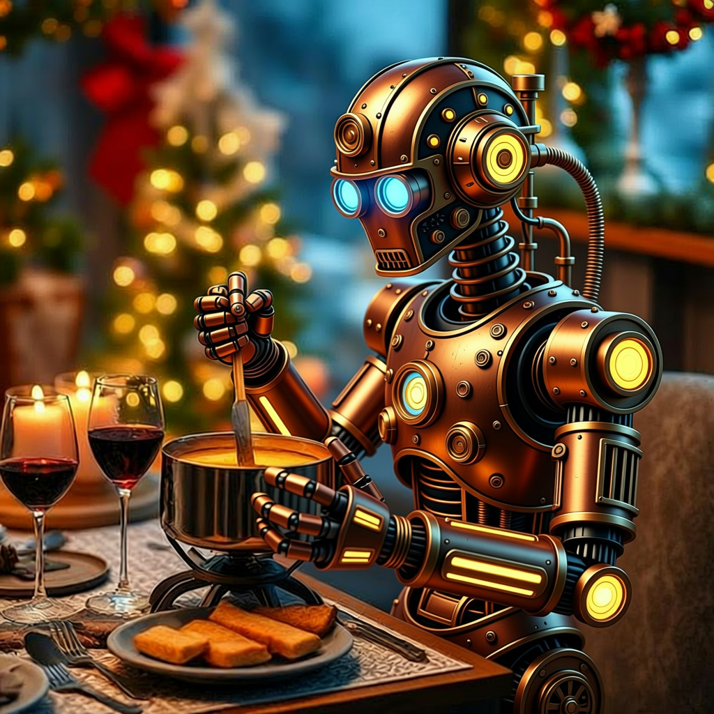 Fondue, Wine & Robots