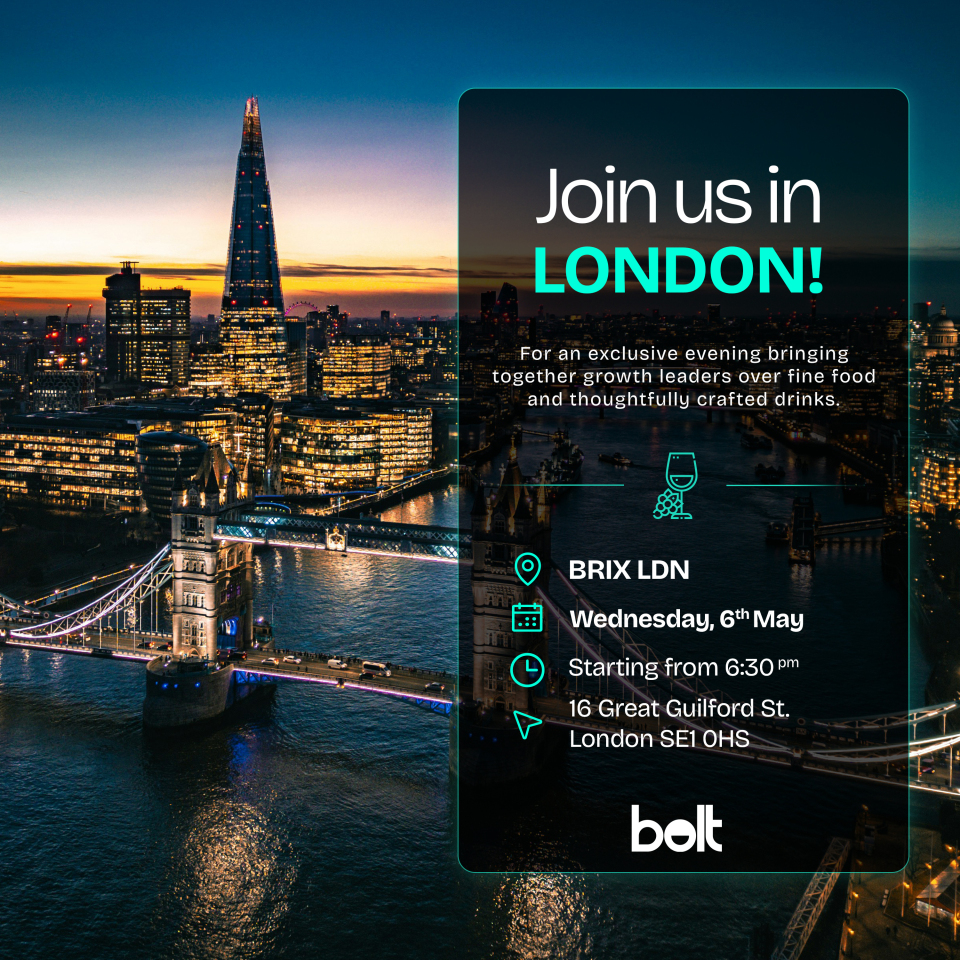 Bolt Insight Bites & Drinks in London