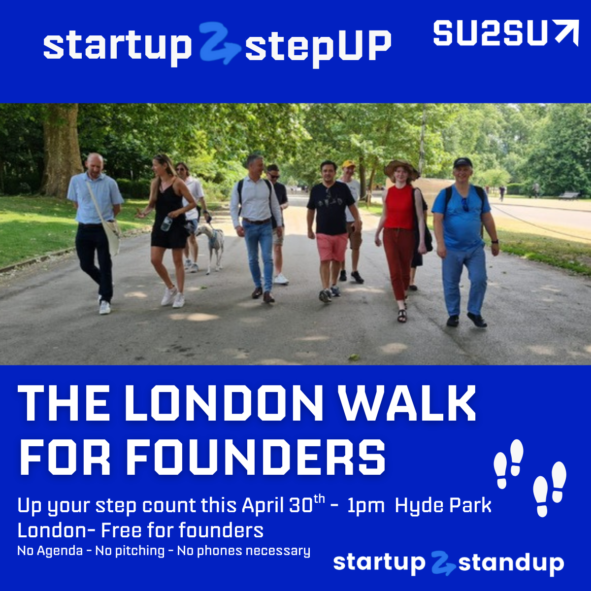 Startup2Stepup - The London Walk for Founders