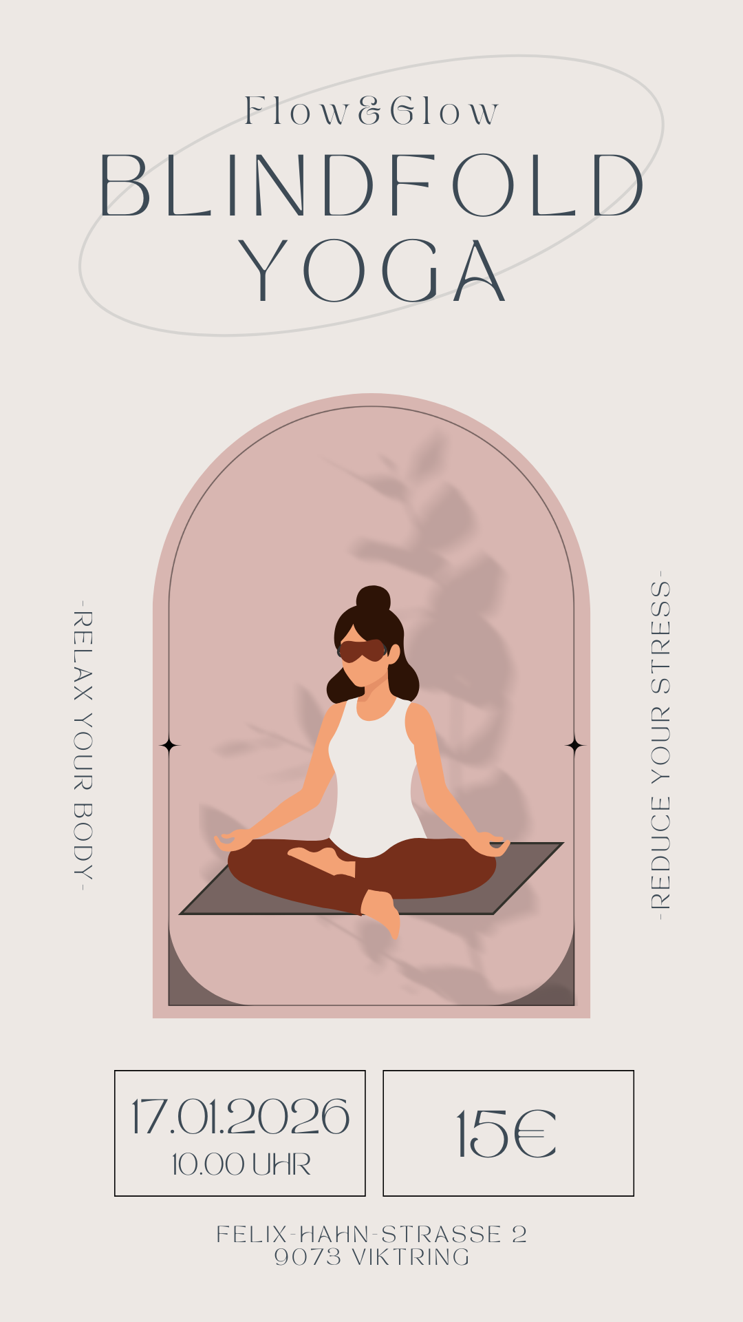 Blindfold Yoga by Flow&Glow