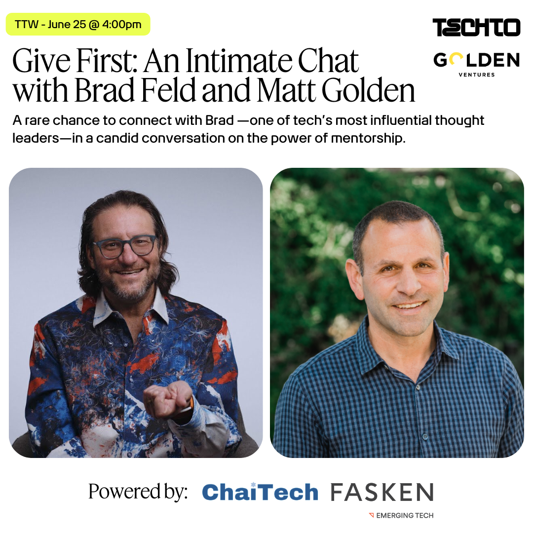 Give First: An Intimate Chat with Brad Feld and Matt Golden