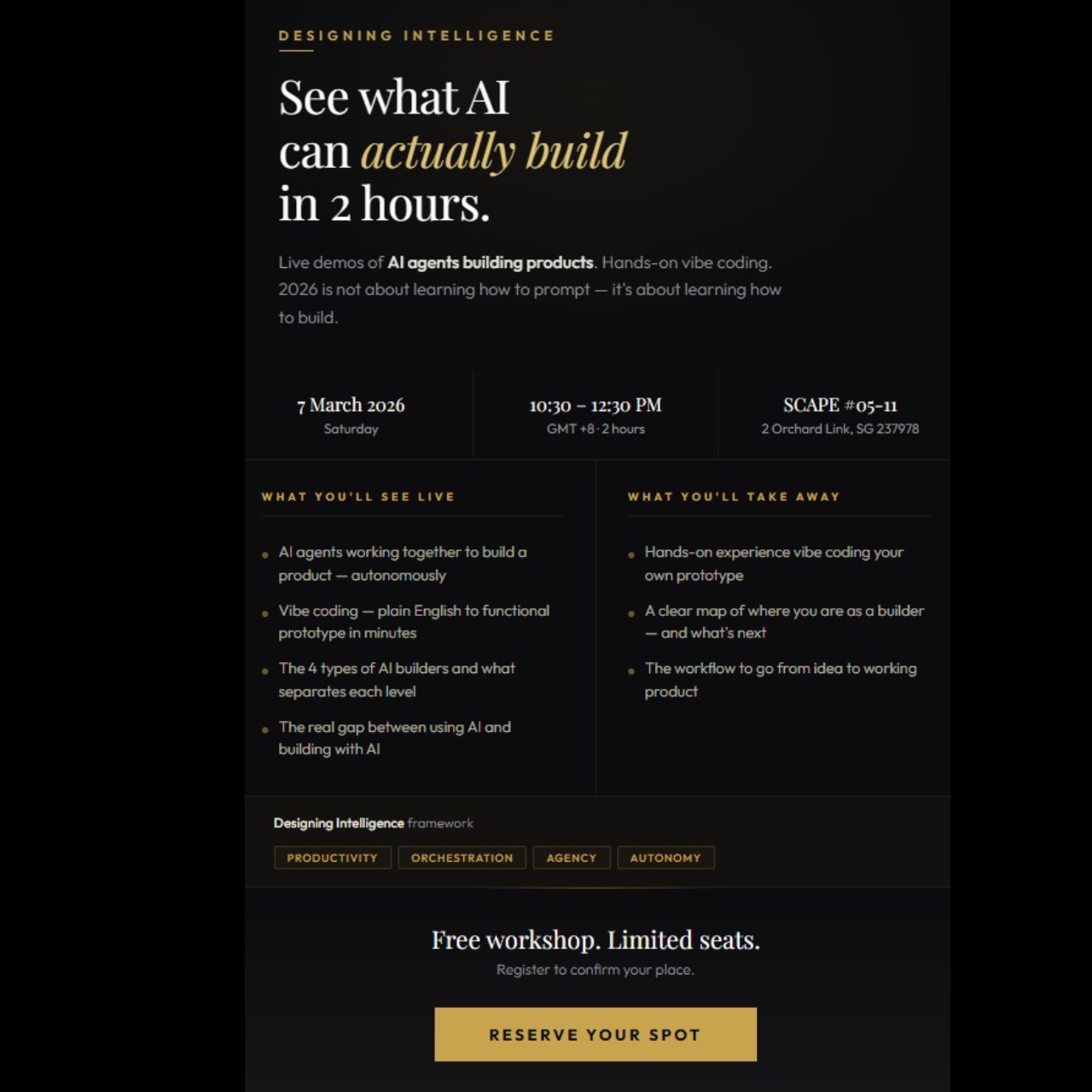 Designing Intelligence