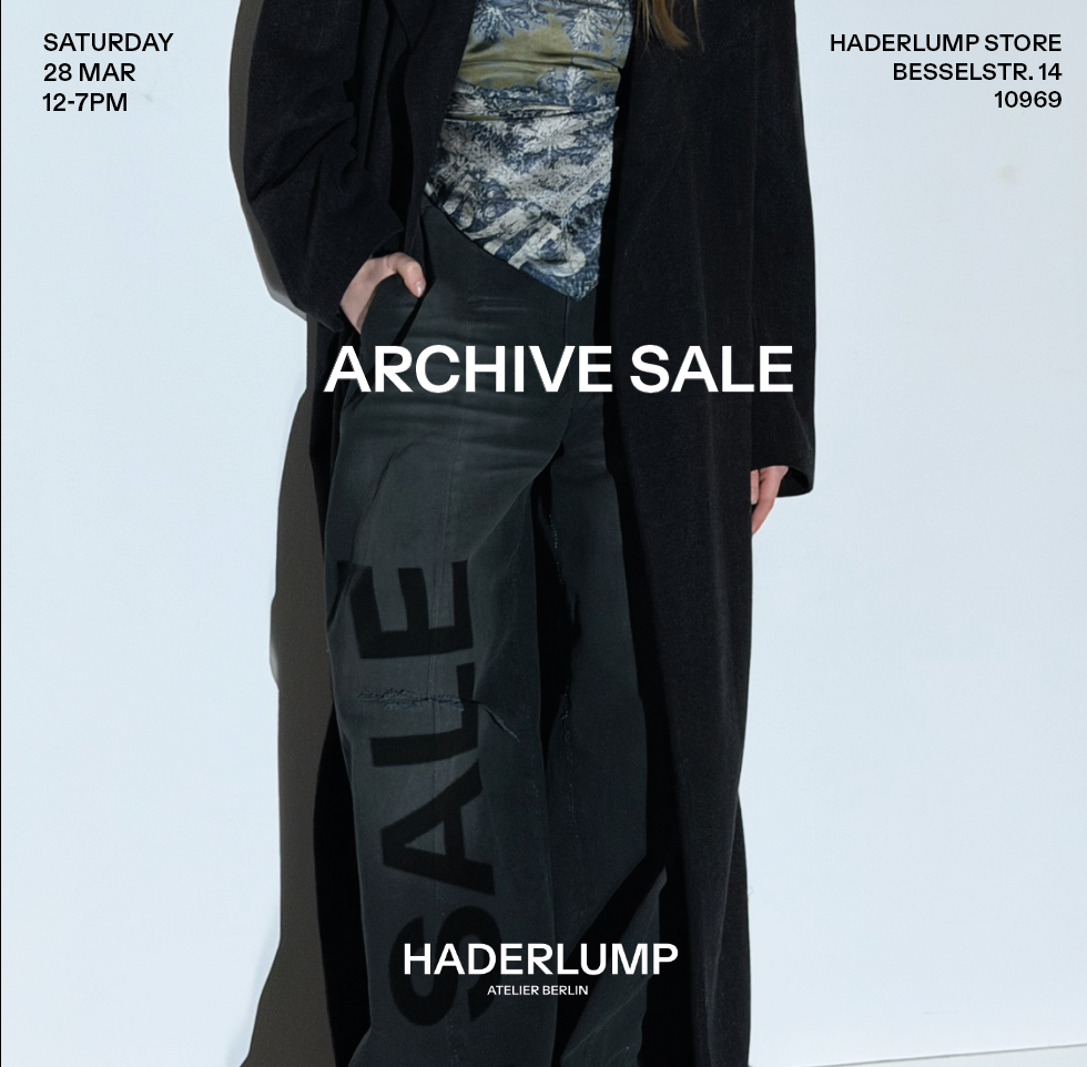 Archive Sale by Haderlump Atelier Berlin