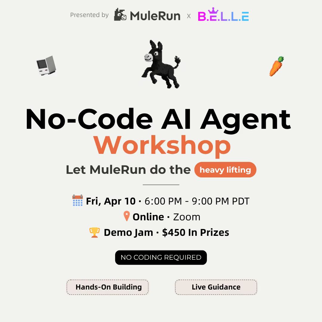 No-Code AI Agent Online Workshop with MuleRun