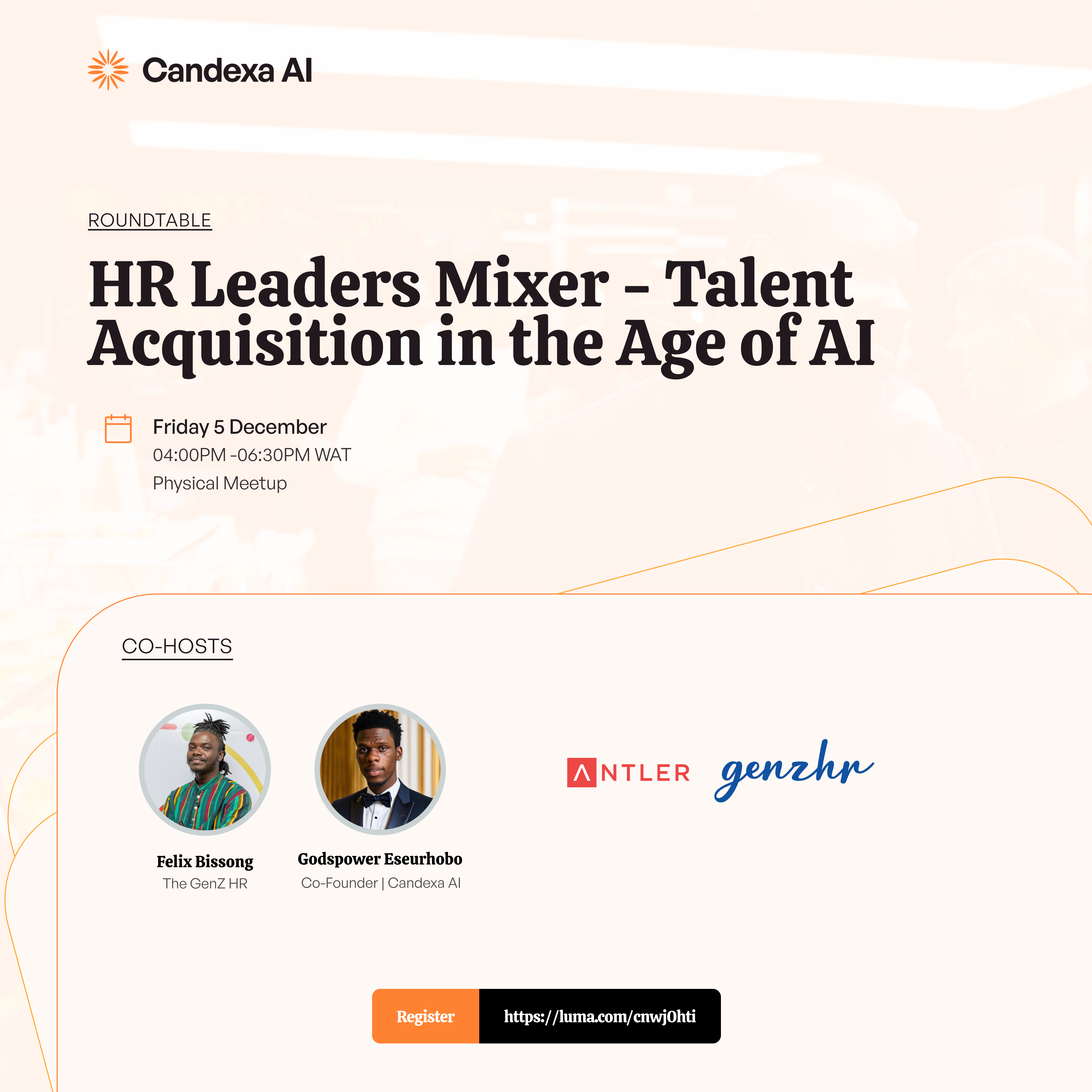 HR Leaders Mixer - Talent Acquisition in the Age of AI