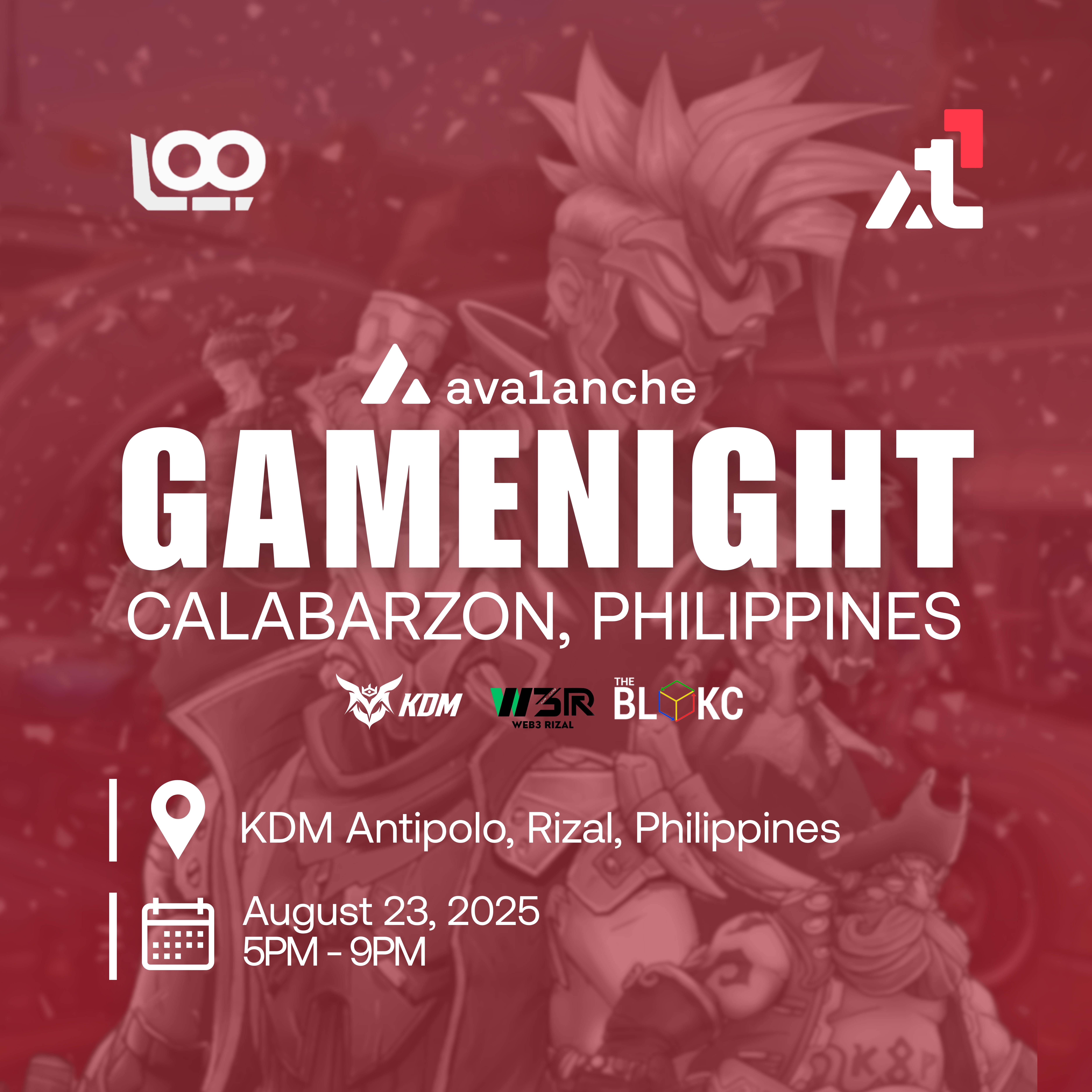 Team1 Game Night - Blood Loop CALABARZON Region @ KDM Antipolo, Rizal, Philippines