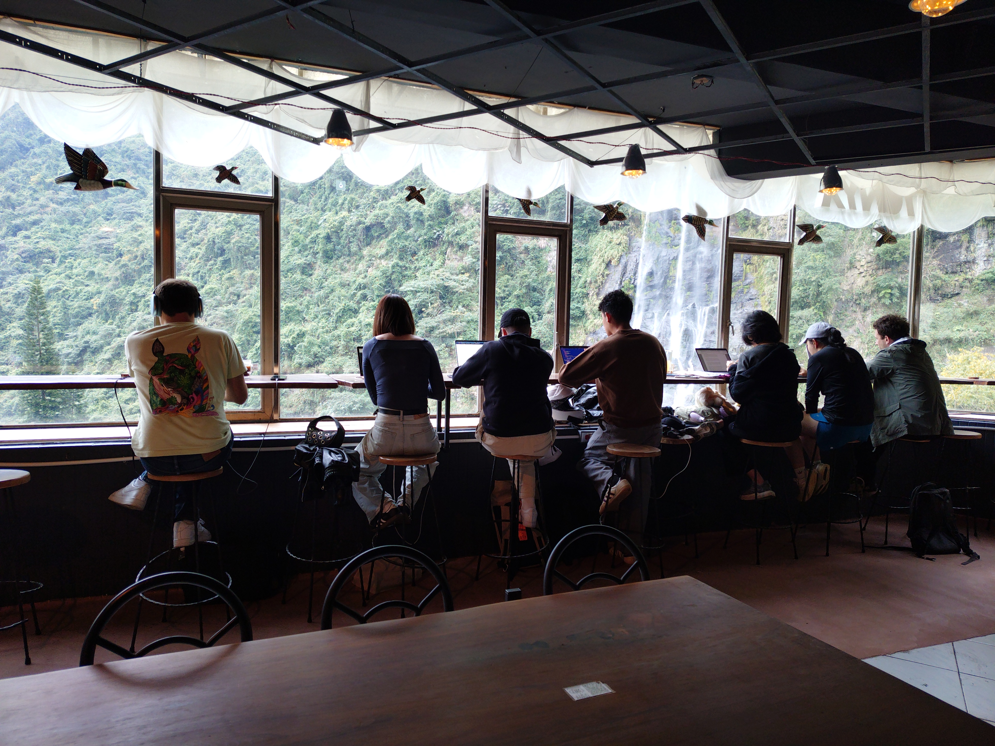 Wulai Waterfall Coworking with Vinyl DJ