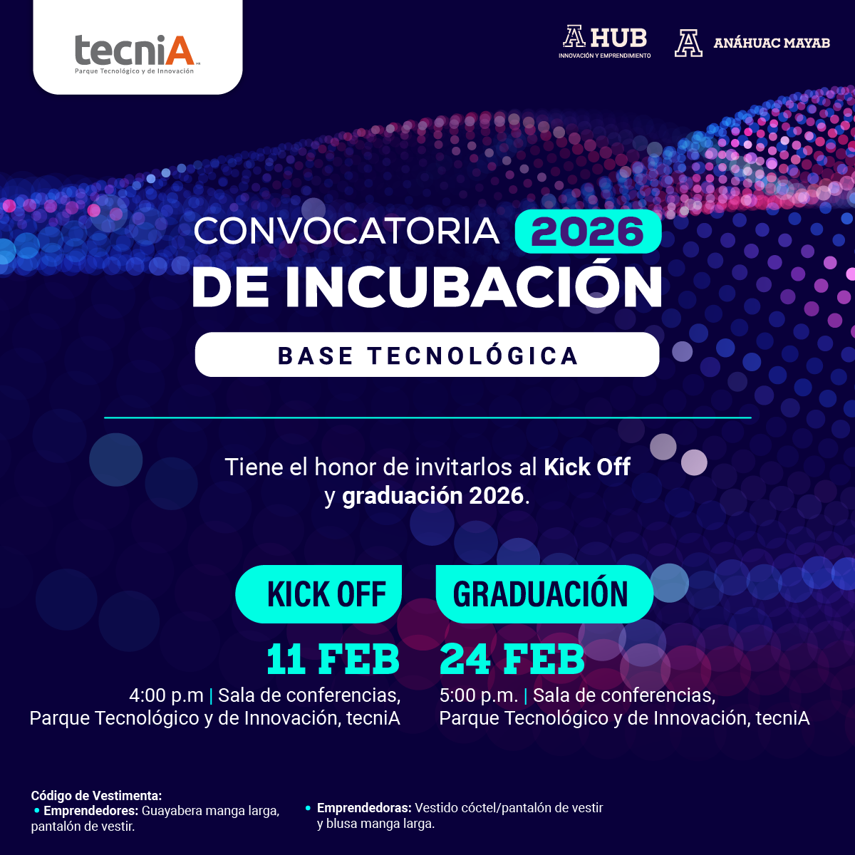 Kick Off Incubación BT26