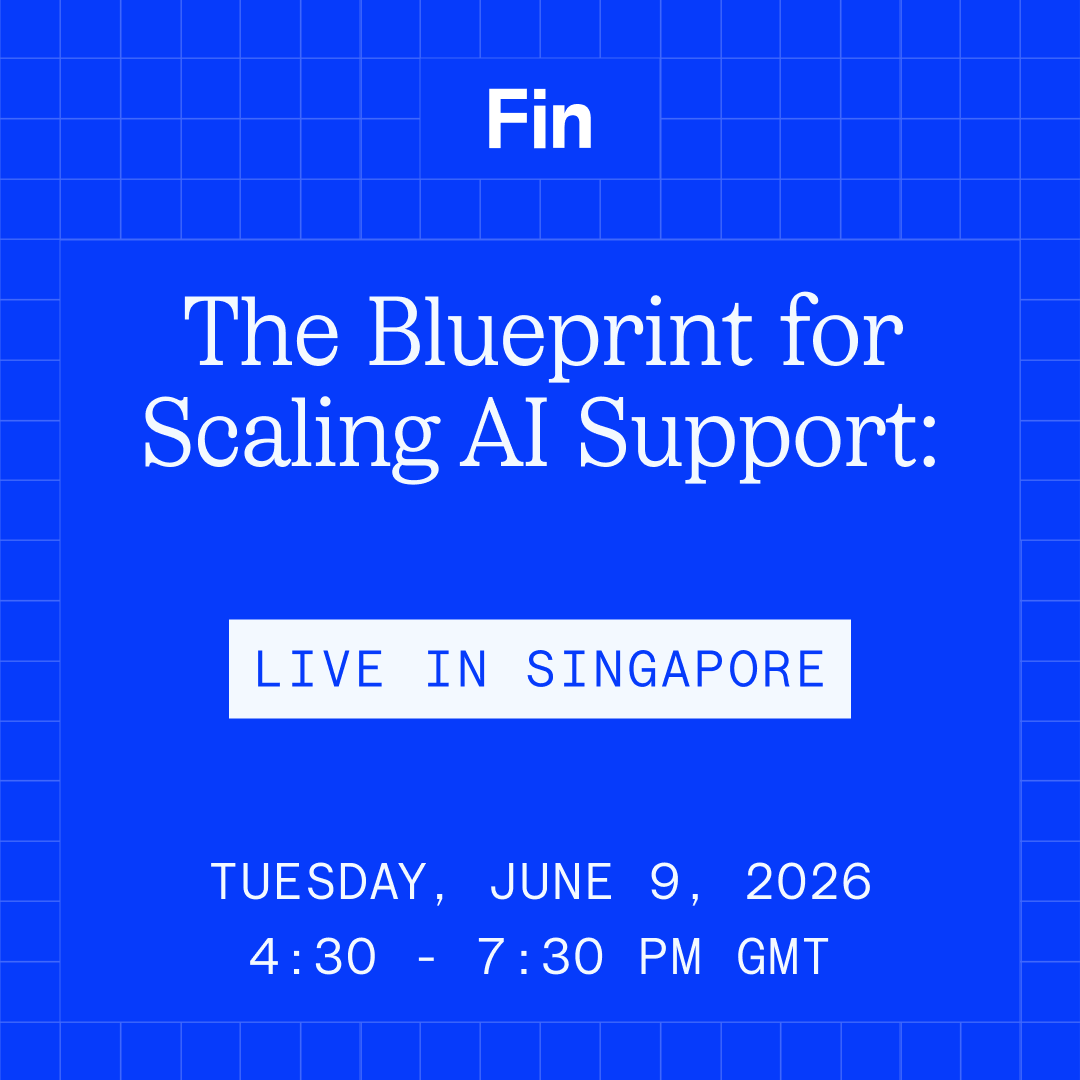 Cover art for #The 2026 Blueprint for Scaling AI Support: Live in Singapore — Singapore
