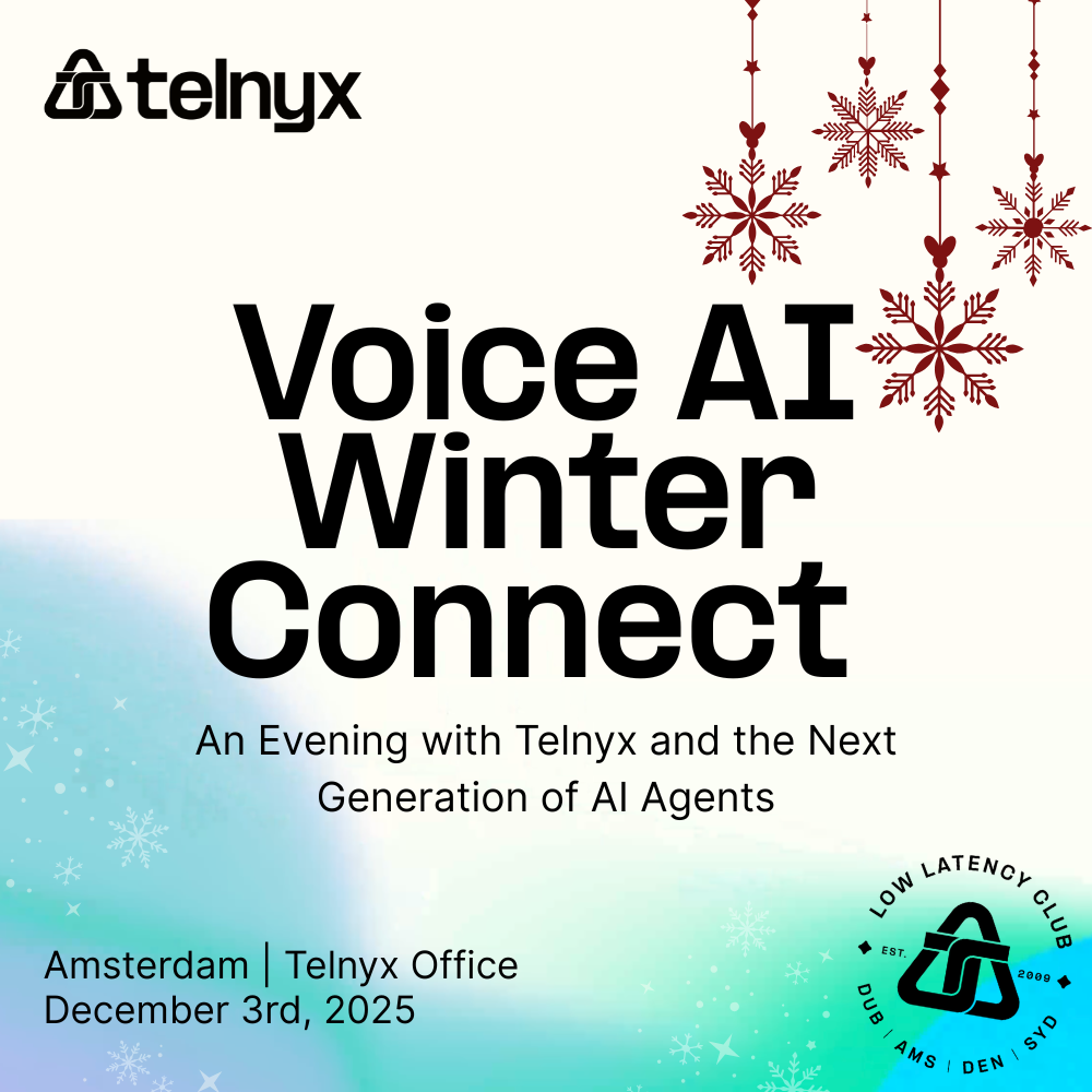 Voice AI Winter Connect: An Evening with Telnyx and the Next Generation of AI Agents