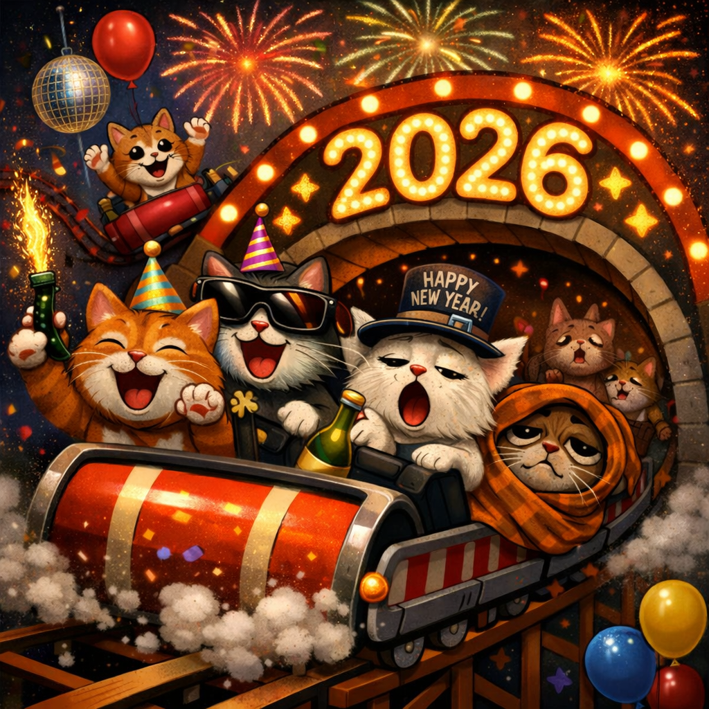 Crypto cats rolling into 2026