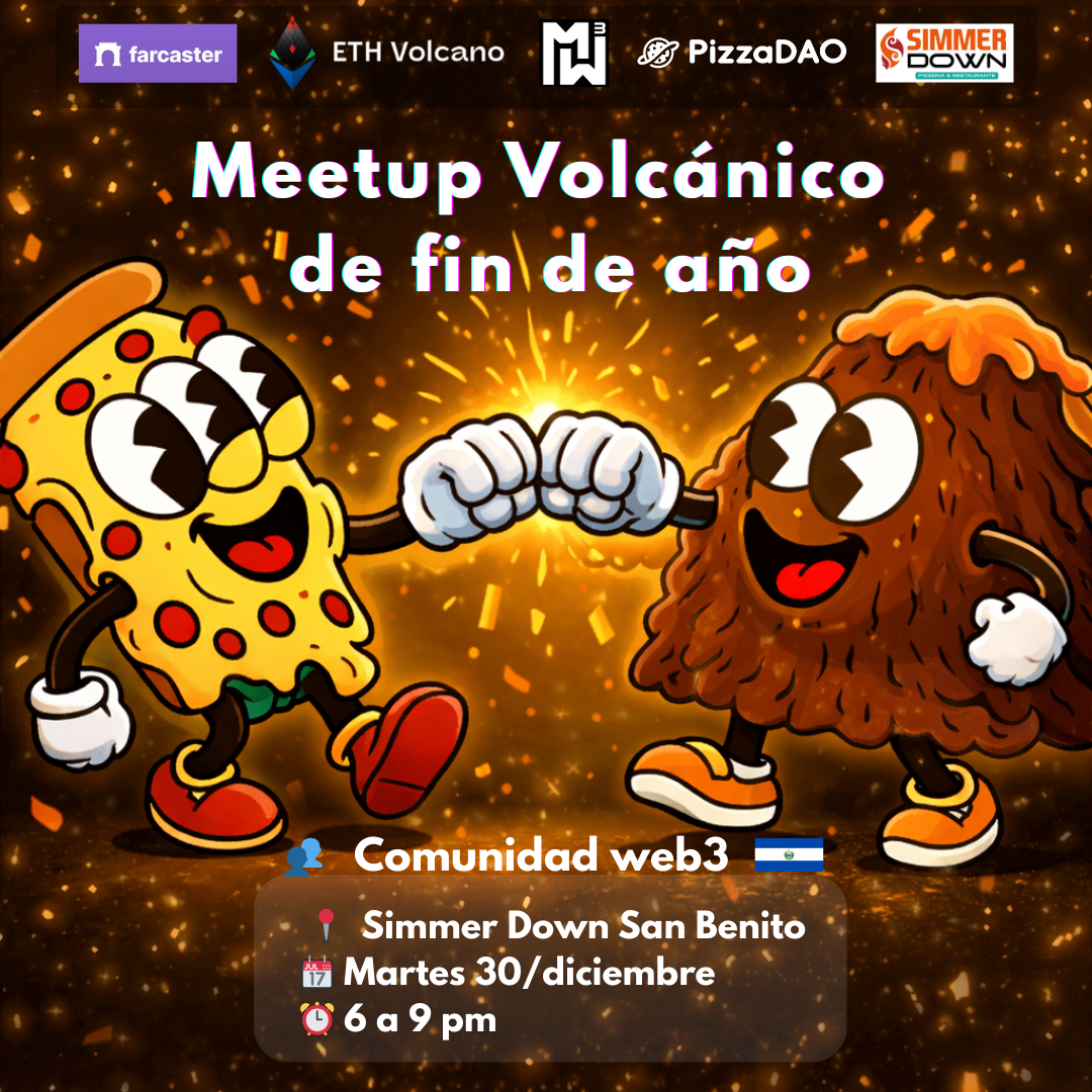 🍕🌋 Meetup Volcánico de fin de año