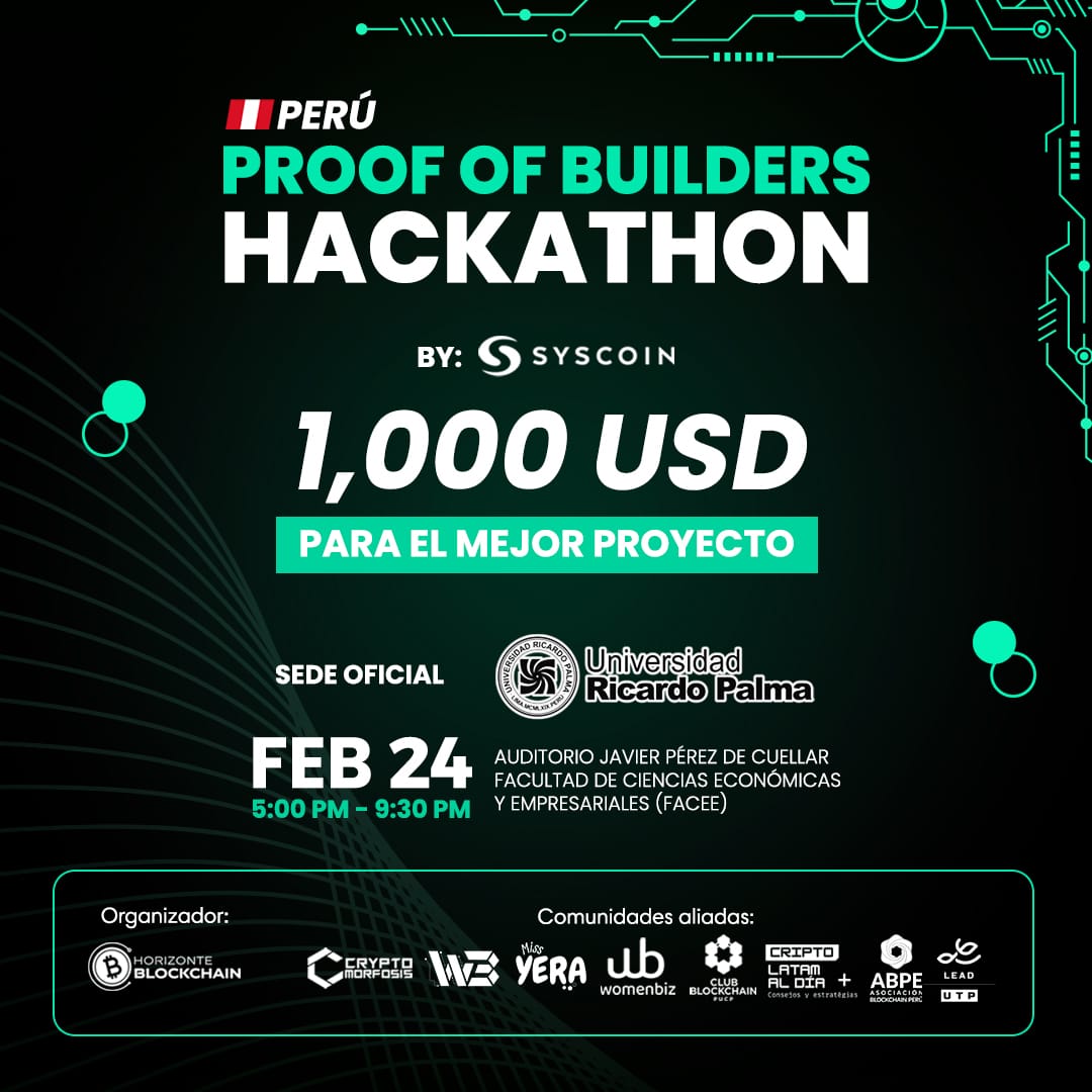 Proof of Builders – Perú | 4.a Hackathon