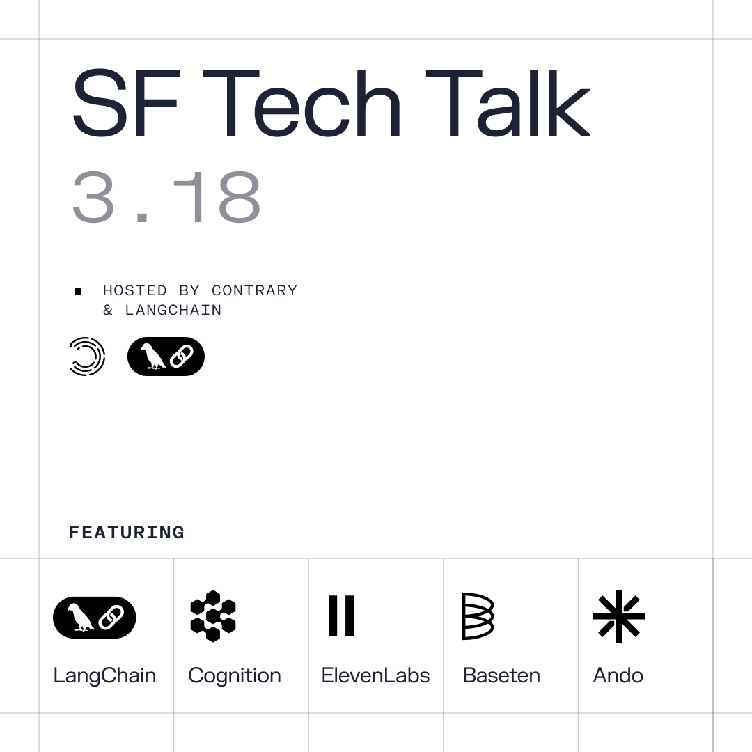 Contrary SF Tech Talk