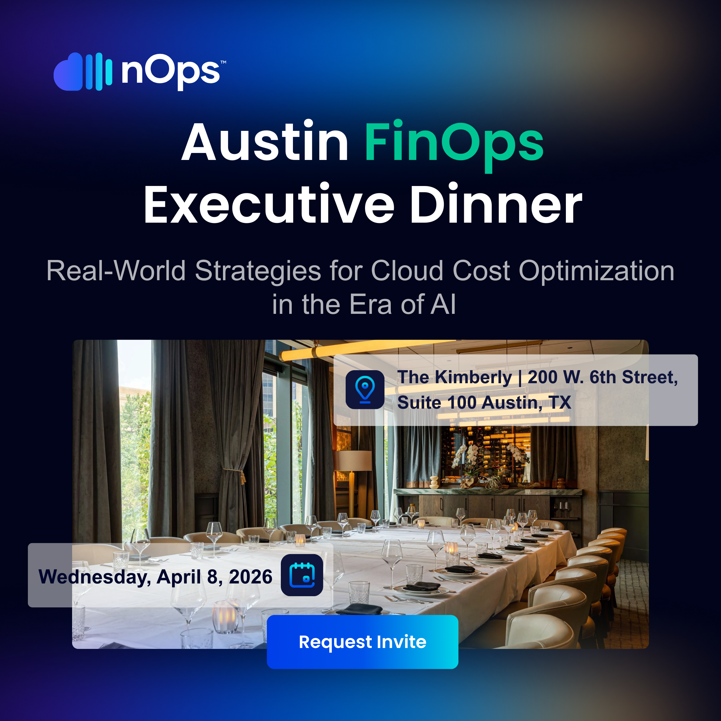 Austin FinOps Executive Dinner
